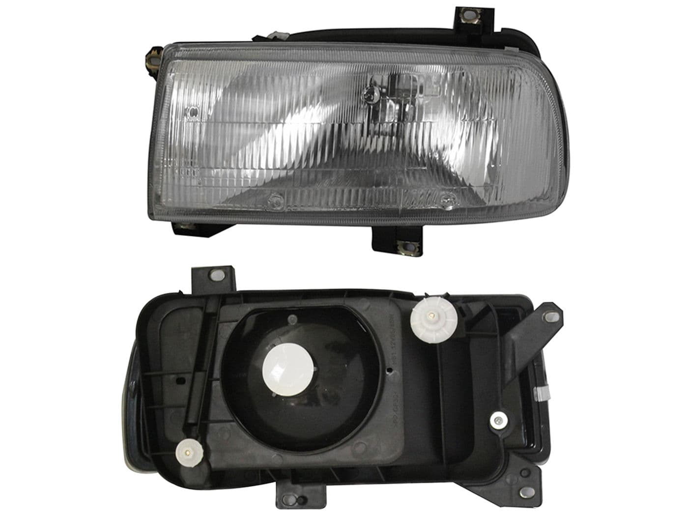 Faro Derecho Volkswagen JETTA A3 1993-1998 Con Base Fondo Cromado