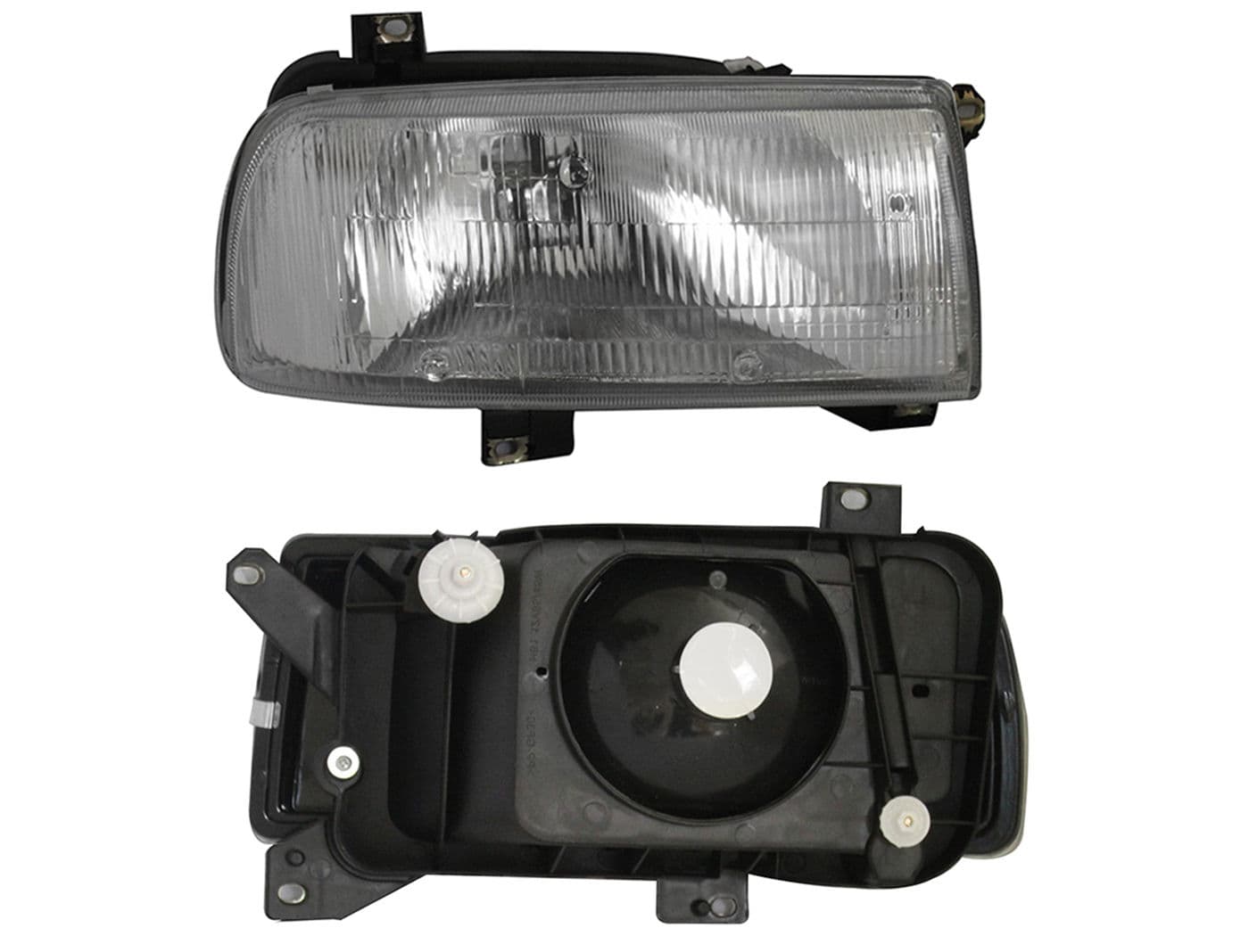 Faro Izquierdo Volkswagen JETTA A3 1993-1998 Con Base Fondo Cromado
