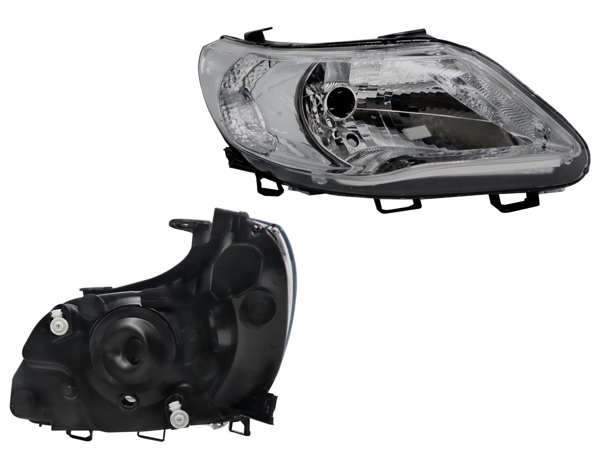 Faro Derecho Volkswagen GOL 4 Puertas 2008-2012 Fondo Cromado
