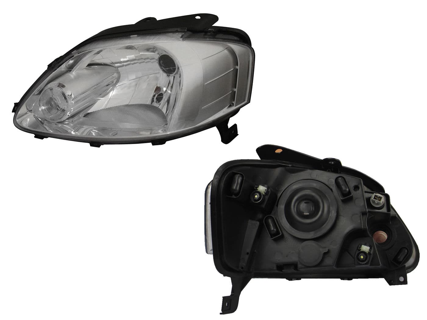 Faro Izquierdo Volkswagen LUPO 2004-2009 Fondo Cromado