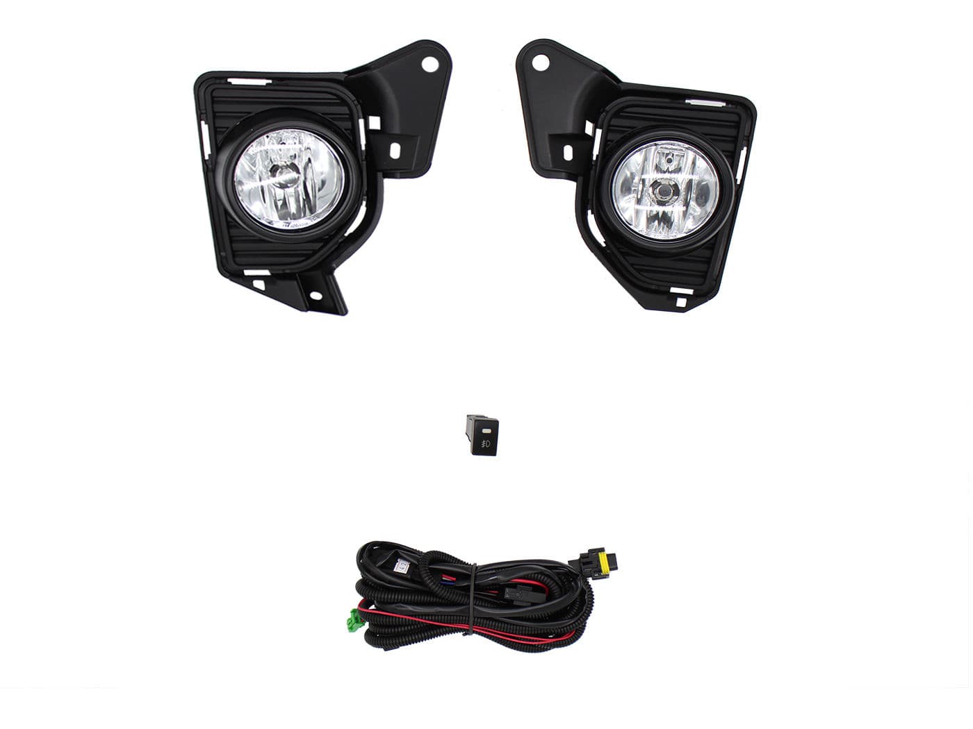 Kit Faro Aux C/Cables C/Rejillas Negras C/Focos Toyota Hiace 2014 2019