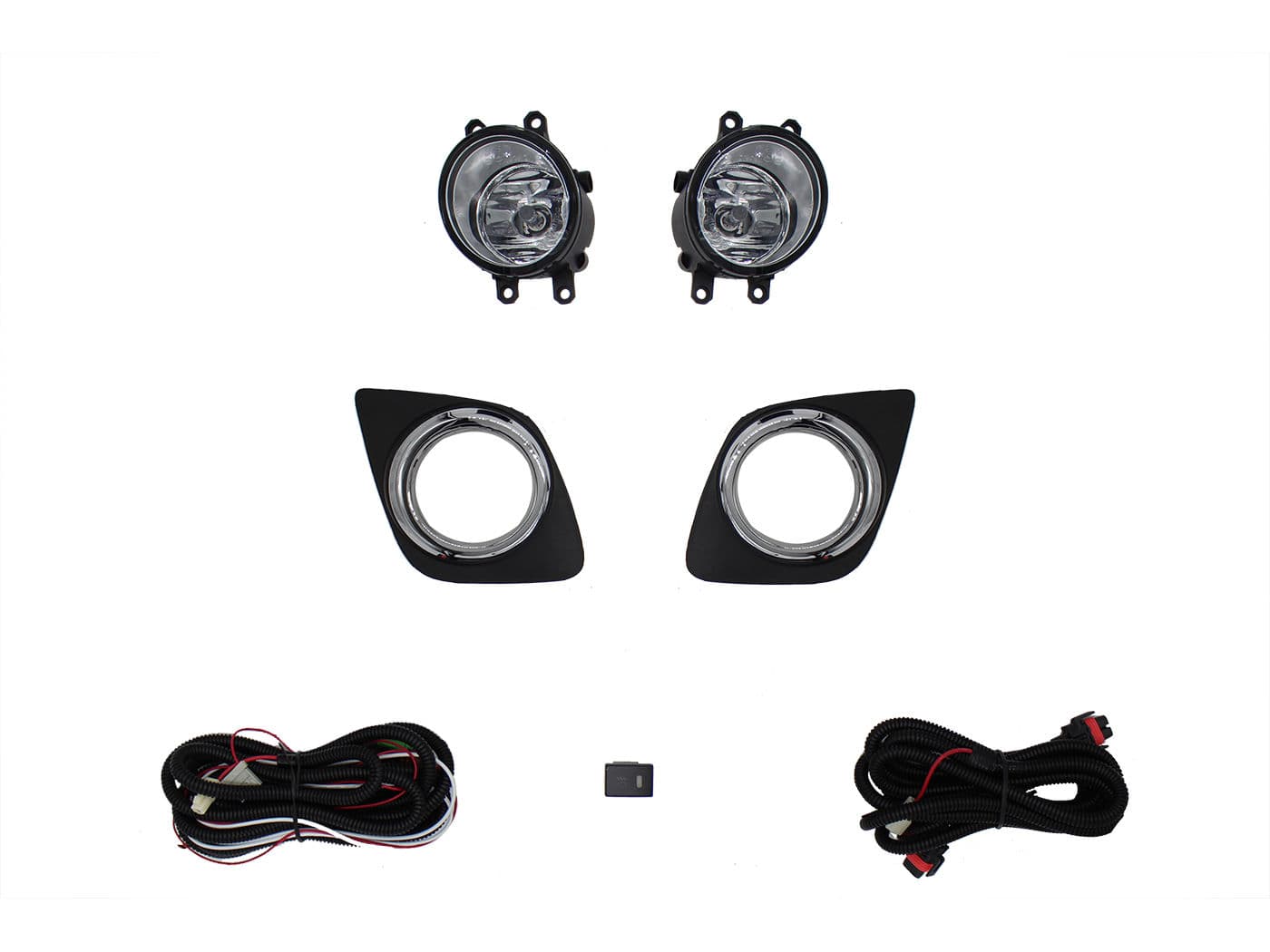 Kit Faro Aux C/Cables C/Rejillas Arillo Cromo C/Focos Toyota Rav-4 2009 2012