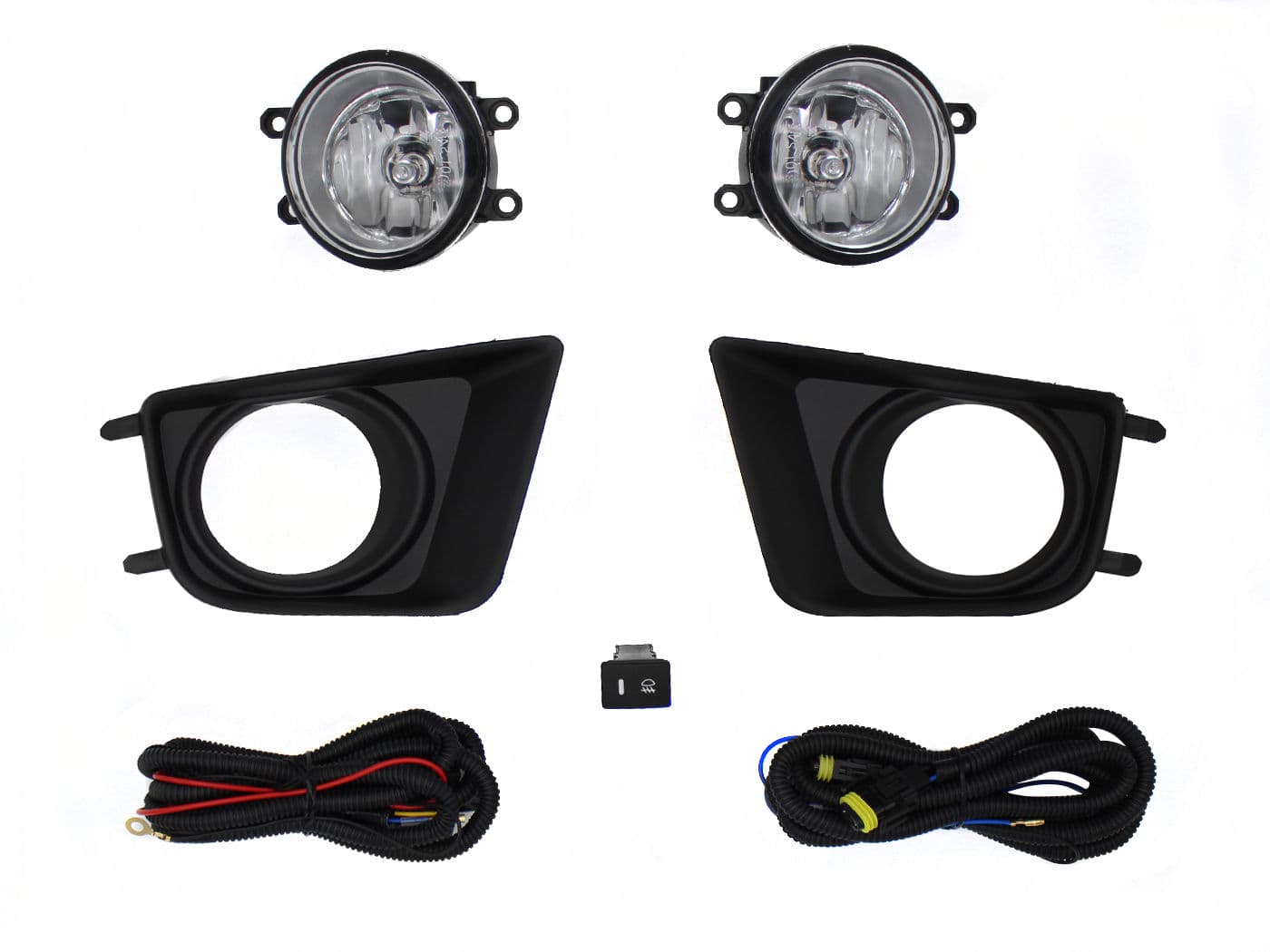 Kit Faro Aux C/Cables C/Rejillas Negras C/Focos Toyota Tacoma 2012 2015
