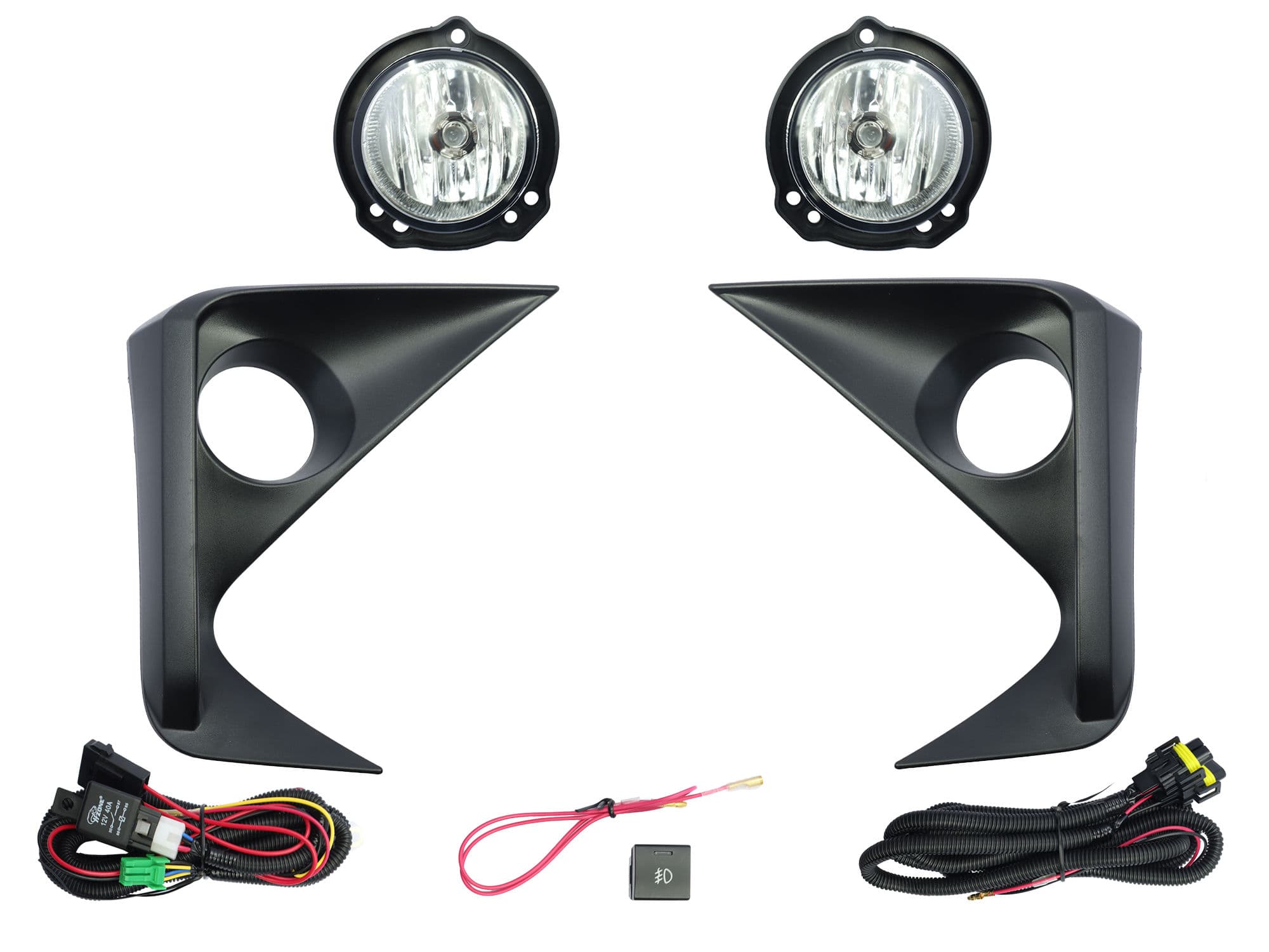 Kit Faro Aux C/Cables C/Rejillas Negras C/Focos Toyota Avanza 2022 2024