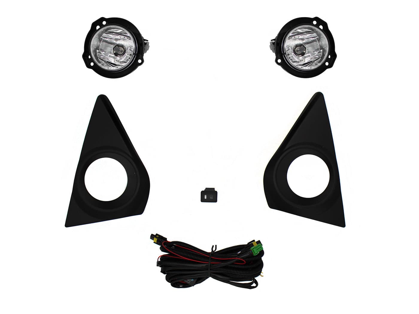 Kit Faro Aux C/Cables C/Rejillas Negras C/Focos Toyota Avanza 2020 2021