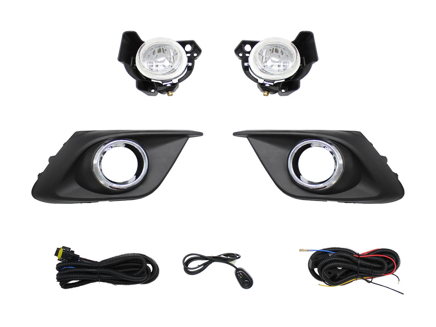 Kit Faro Aux C/Cables C/Rejillas Arillo Cromo C/Focos Mazda Mazda 3 2014 2016