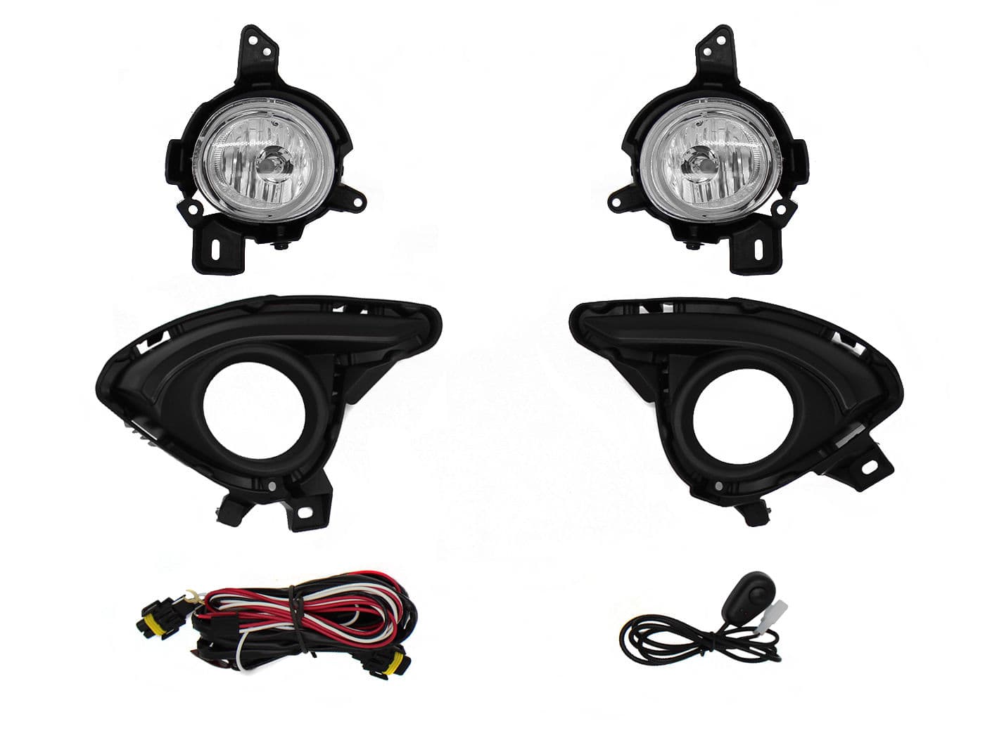 Kit Faro Aux C/Cables C/Rejillas Negras C/Focos Mazda Mazda 2 2016 2019