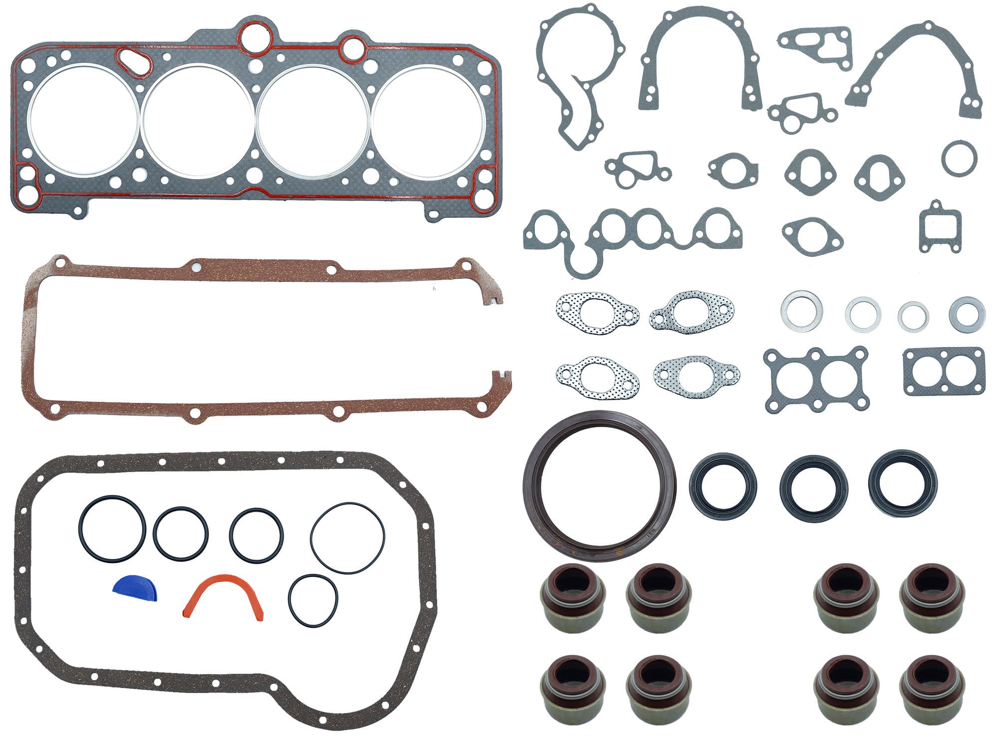 Junta Motor Completa Garfitada 8Val Vin En (Caribe Gt 1.8L/Corsar/Combi 1.8L) Volkswagen Jetta/Golf A2/A3 1.8L 1987 1998