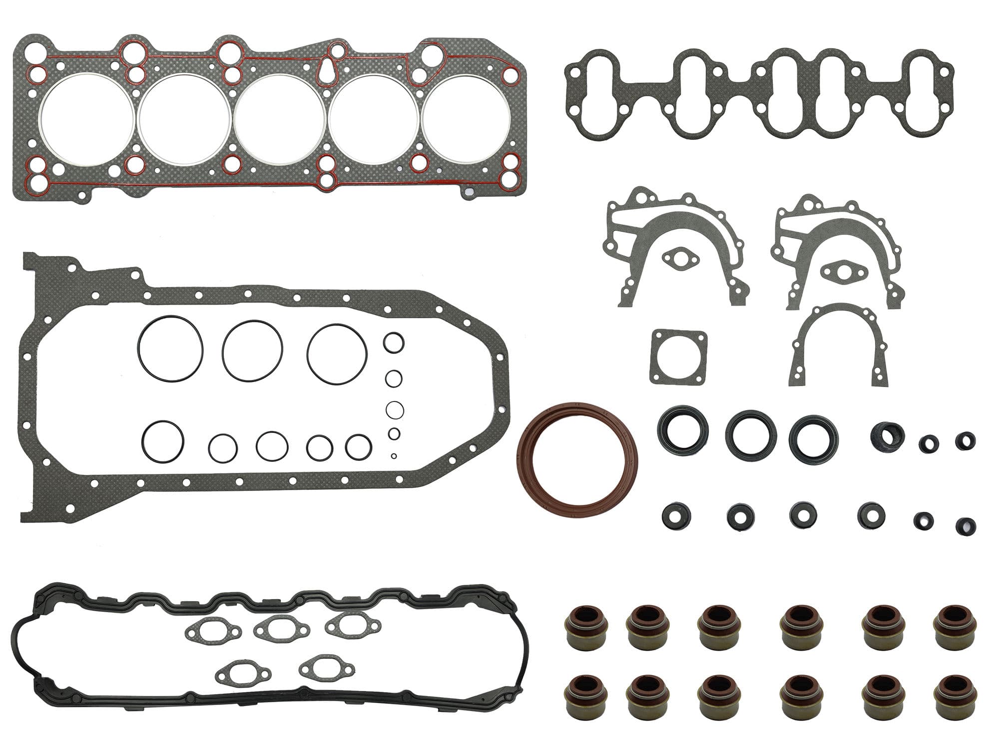 Junta Motor Completa Grafitada 10Val Aaf/Acu/Aet/Aeu Volkswagen Eurovan 2.5L Gasolina 2000 2004