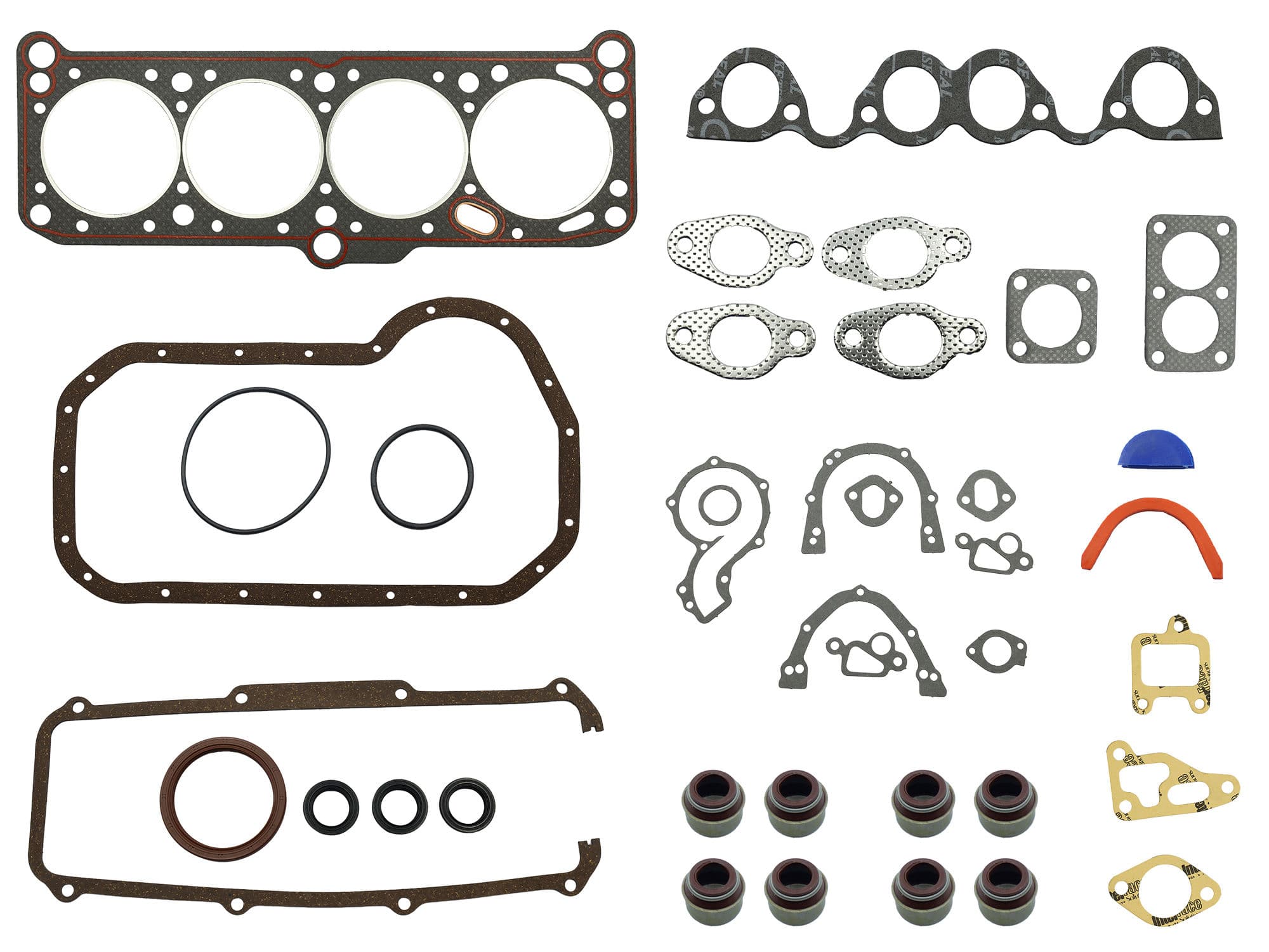 Junta Motor Completa Grafitada 8Val Vin E/N (Atlantic 81-87) Volkswagen Caribe 1.6L/1.7L 1977 1987