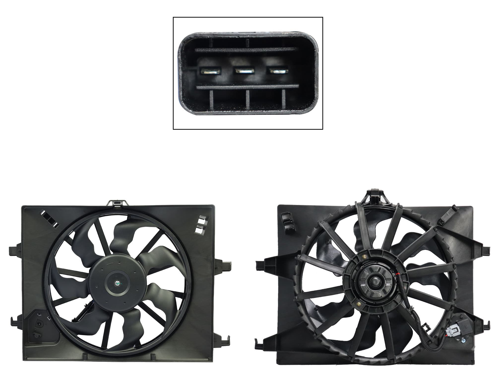 Motoventilador Hyundai Grand I-10 1.2L 2015-2020 Con Aire 3 Pines Con Tolva Con Resistencia