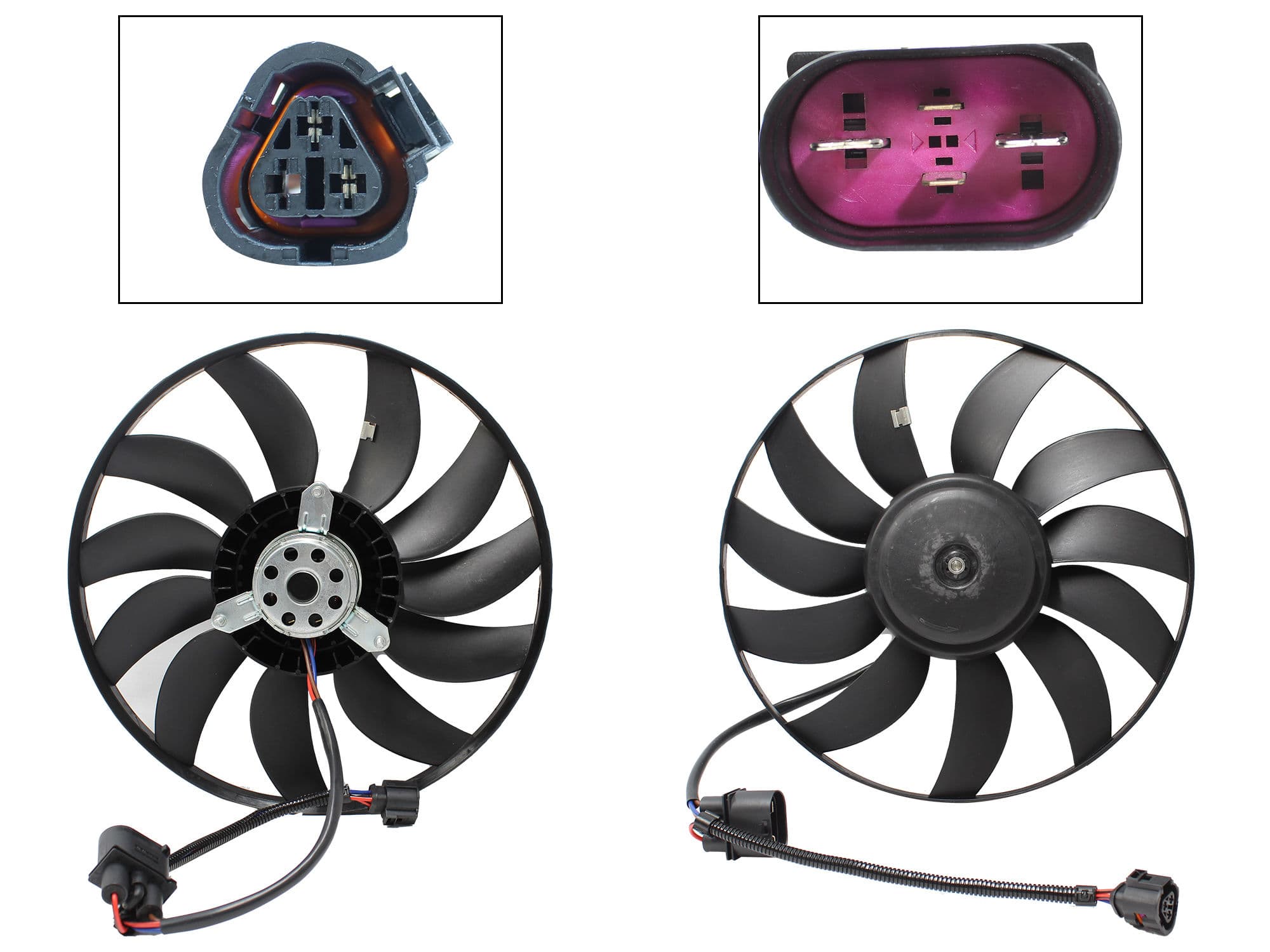 Motoventilador Volkswagen GOLF A5/a6 GTI Diesel 1.9L / 2.0L 2008-2013 4 Pines Sin Tolva Sin Resistencia