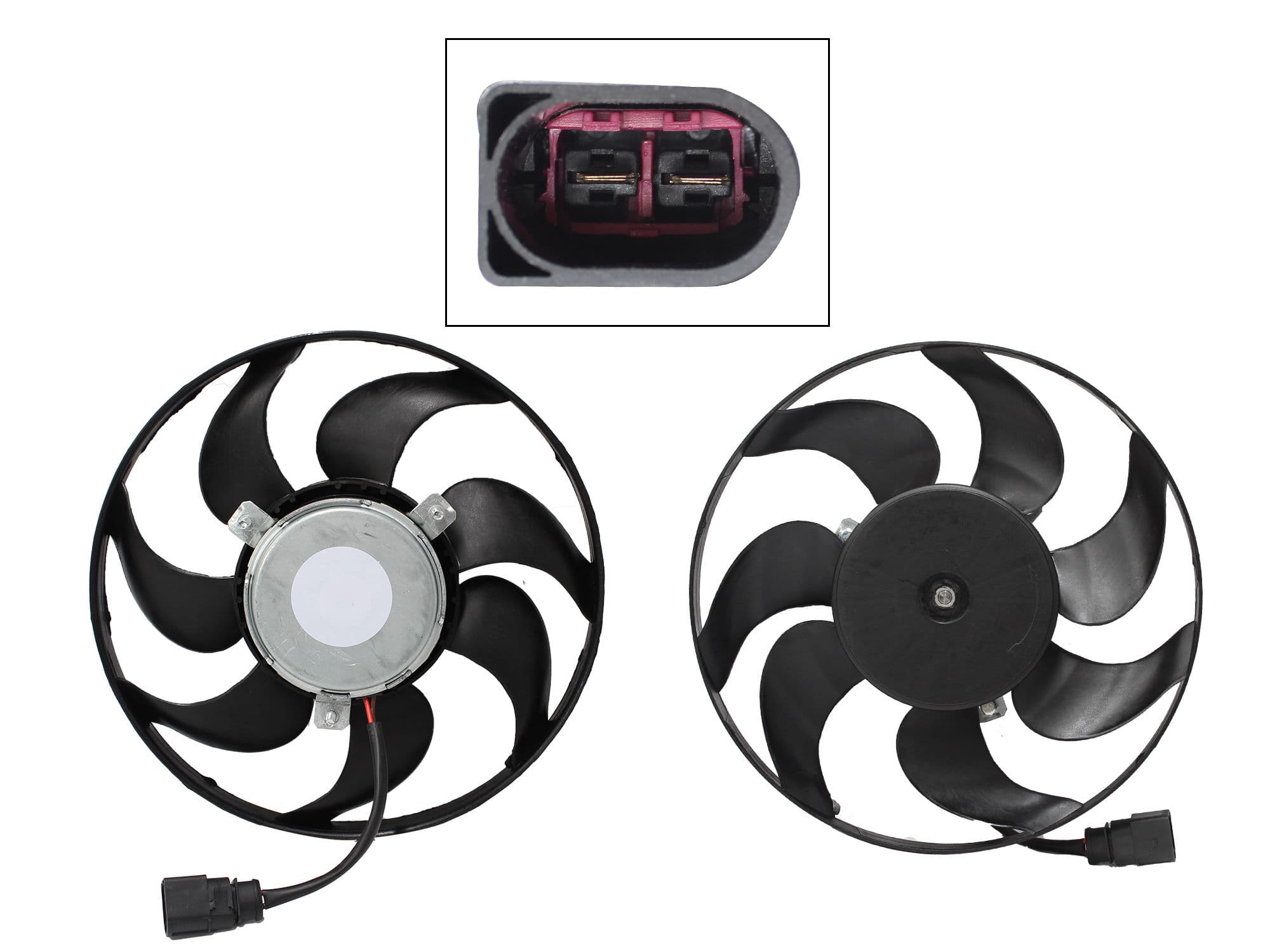 Motoventilador Volkswagen BORA Diesel 1.9L 2006-2010 Con Aire 2 Pines Sin Tolva Sin Resistencia