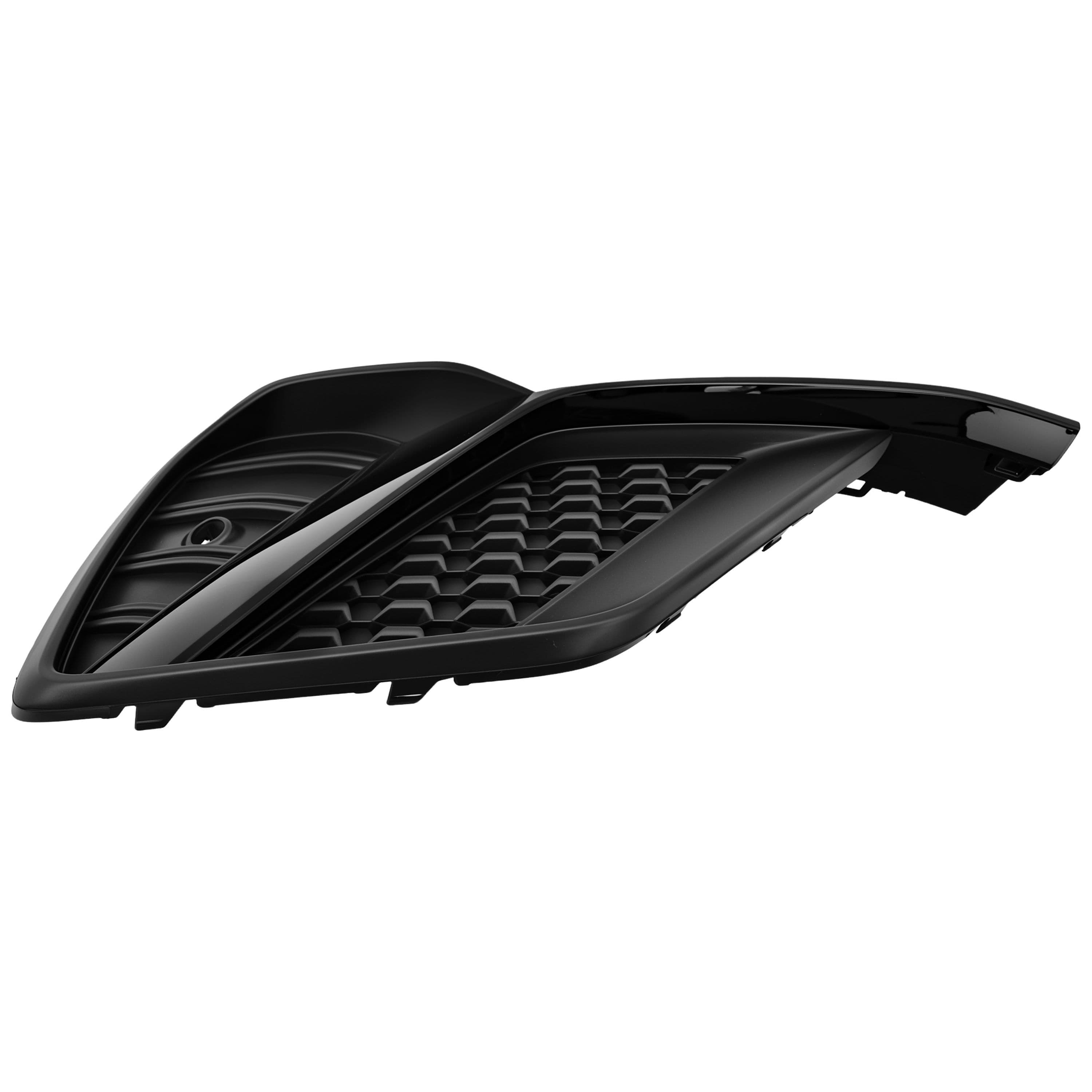 Rejilla Fascia Delantera Izquierdo Audi A1 2020-2026 Corrugada Con Moldura Negro Con Hoyo Para Sensor S-Line