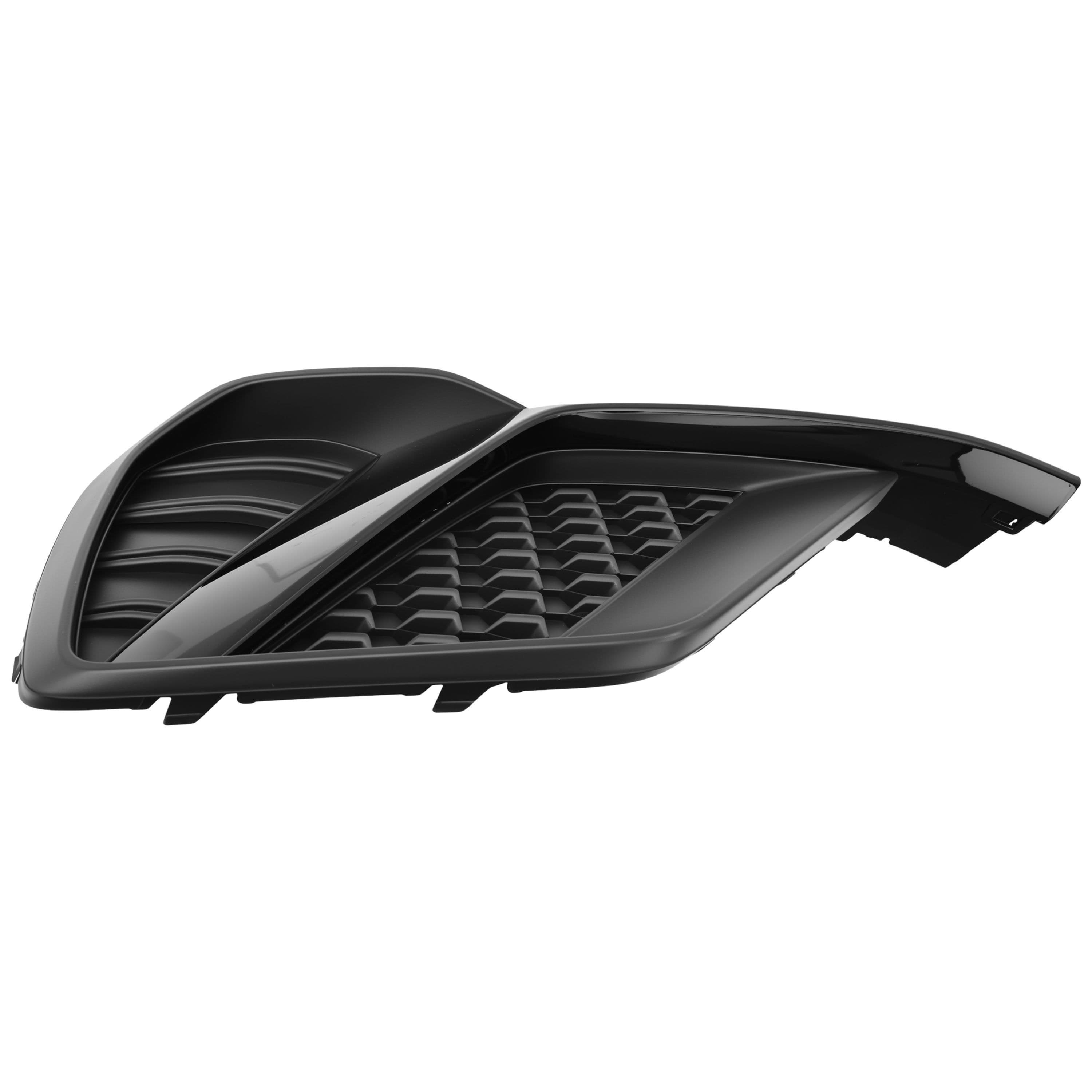 Rejilla Fascia Delantera Izquierdo Audi A1 2020-2026 Corrugada Con Moldura Negro Sin Hoyo Para Sensor S-Line