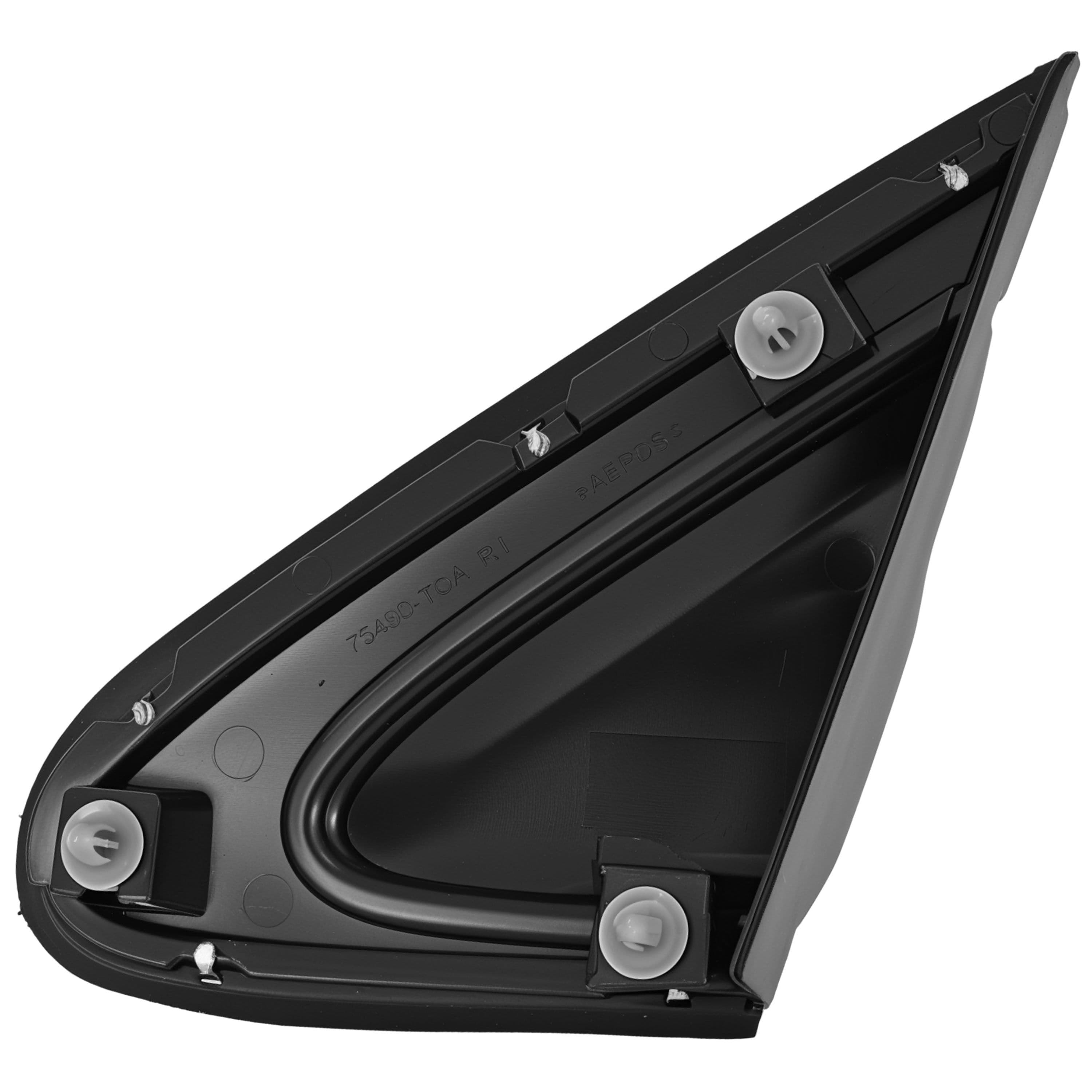 Moldura Esquinero Espejo Honda Cr-V 2012-2016 Superior Corrugada Con Moldura Cromada Derecho