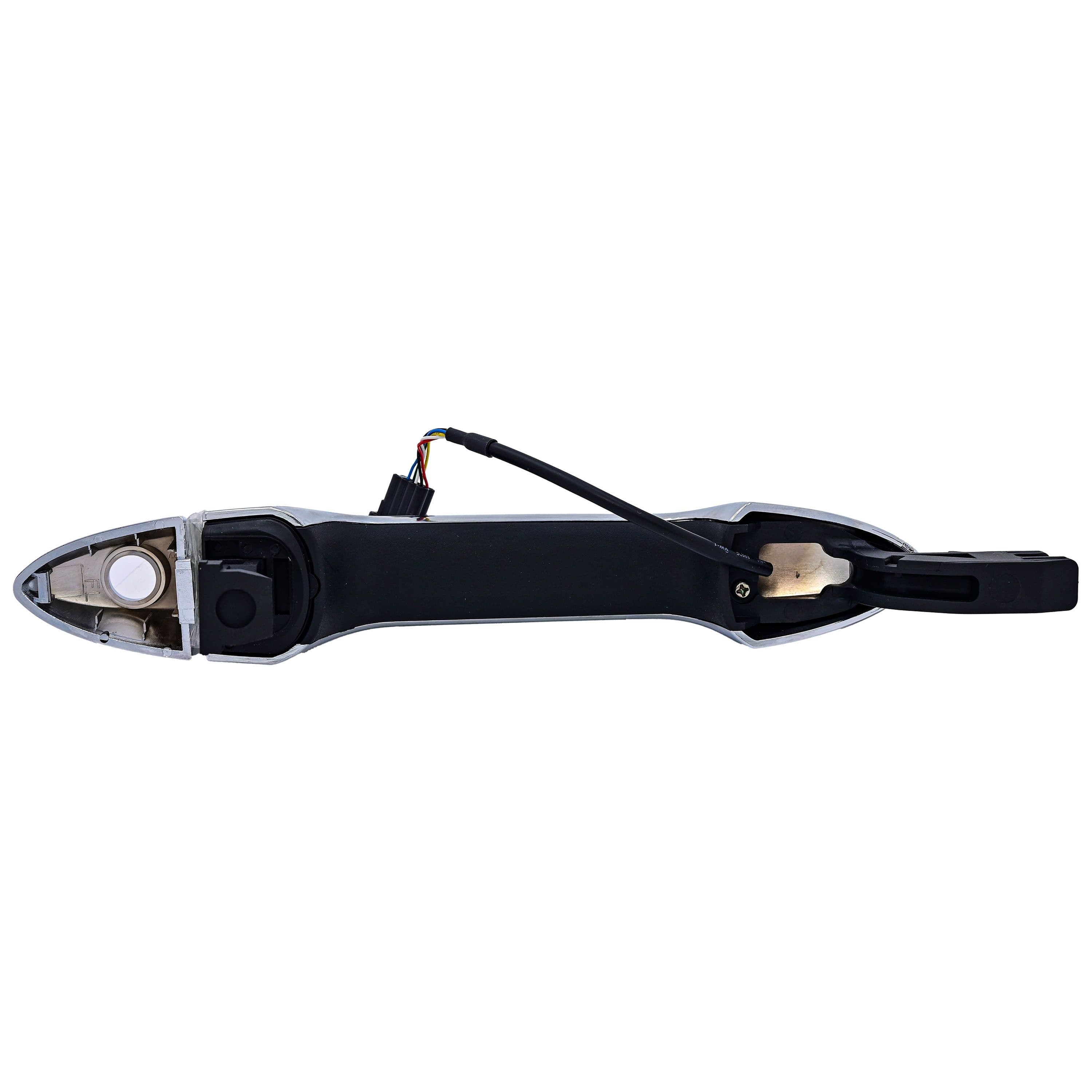 Manija Exterior Izquierdo Honda Accord 2013-2015 Cromada Plástico 6 Pins Con Hoyo Para Llave Y Sensor Delantera