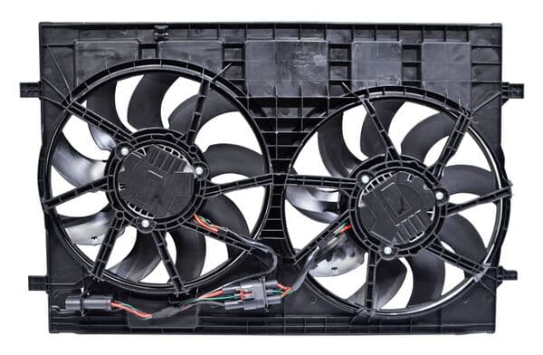 Motoventilador Volkswagen Teramont 2019-2023 L4 Turbo V6 3.6l Doble Completo 2 Pines FAD