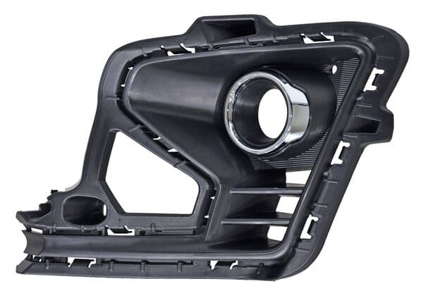 Rejilla Kia Rio 2021-2023 Ex Para Faro Niebla Con Mold Cromado Gnt Izquierda