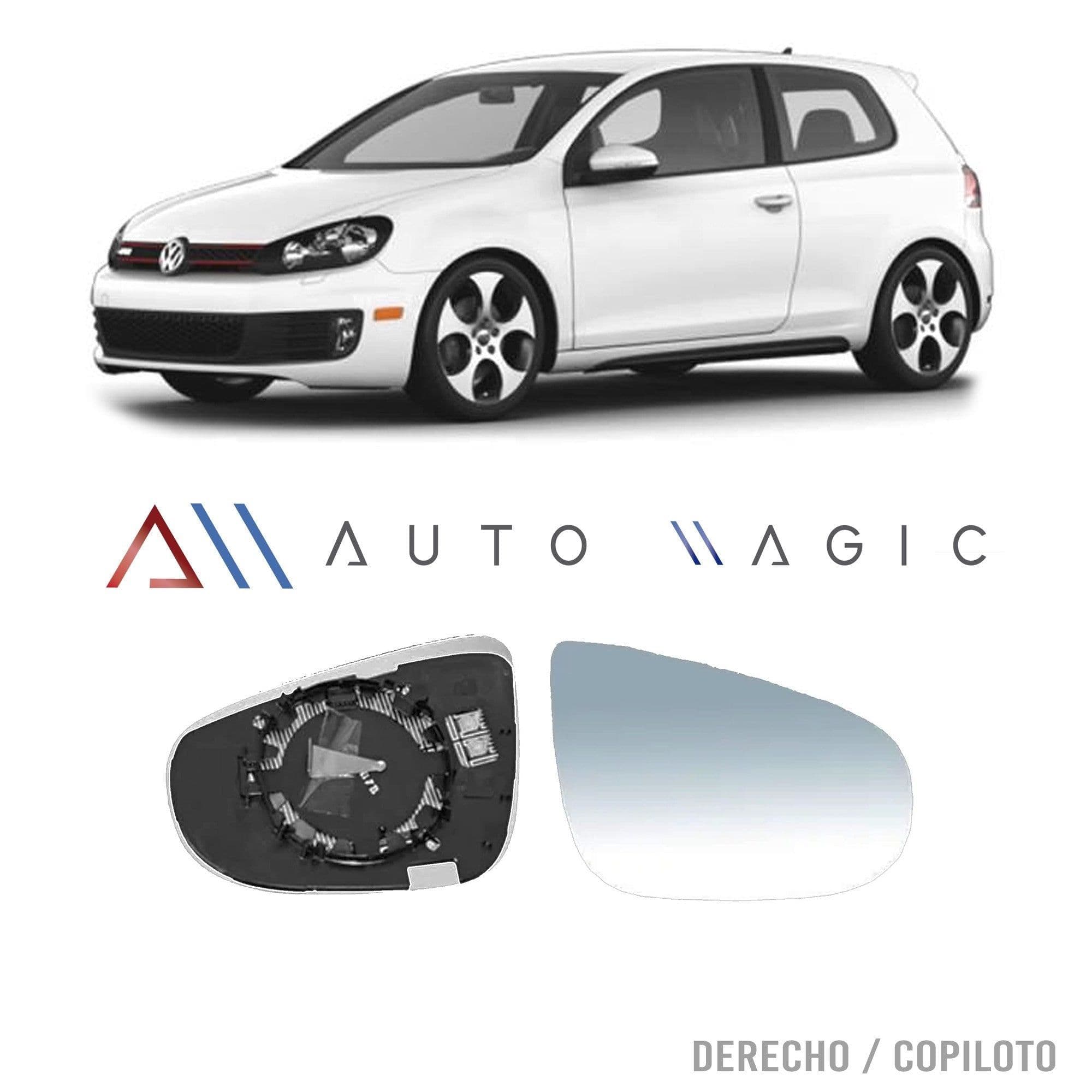 Luna de Espejo Volkswagen Golf GTI 2011-2013 Con Desempañante Derecho