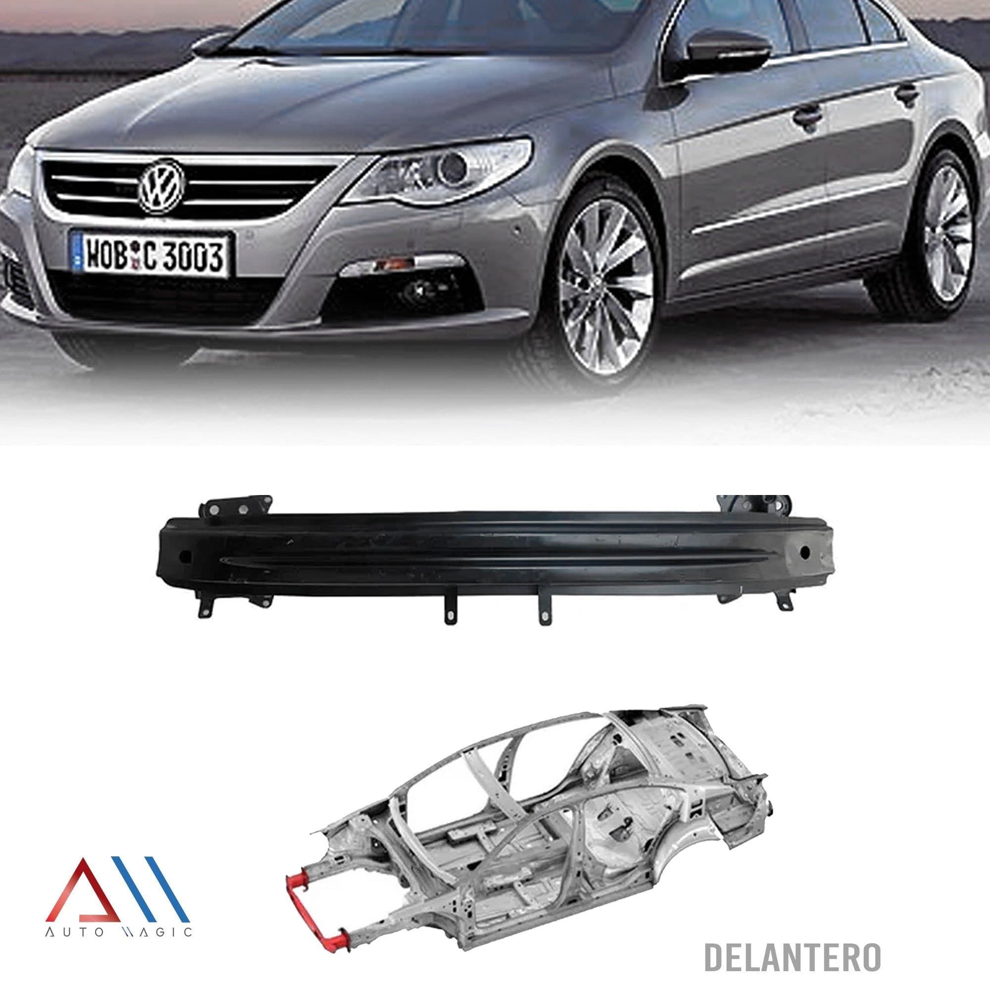Alma Facia Volkswagen Passat CC 2009-2012 Delantera