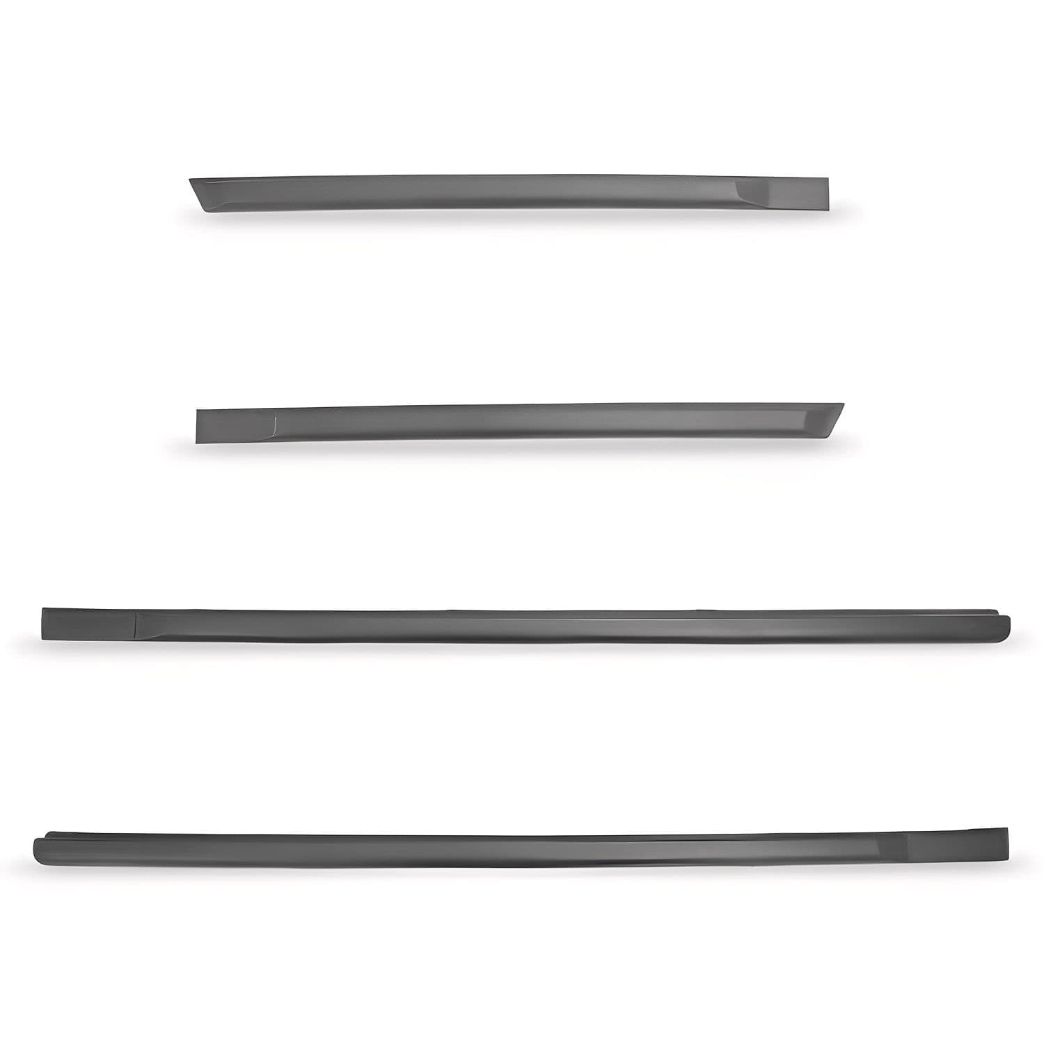 Molduras de puerta Volkswagen Golf/Jetta 1991-1992 4 puertas delgadas corrugadas