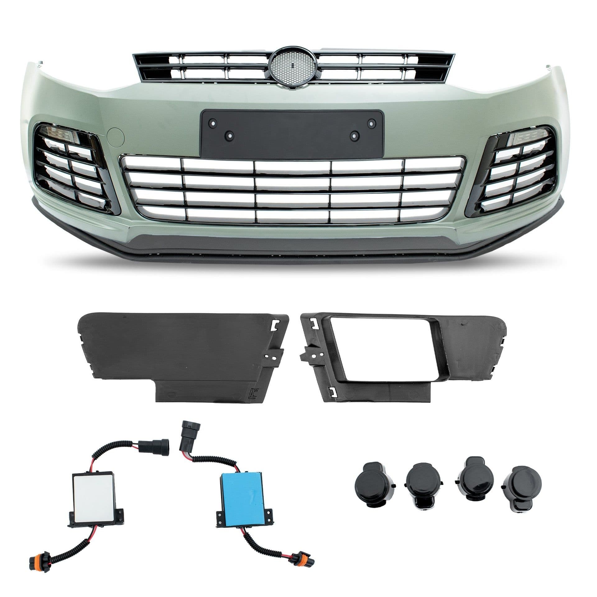 Fascia Volkswagen Vento Polo R-Line 2013-2022 Completa Con Accesorios Delantera