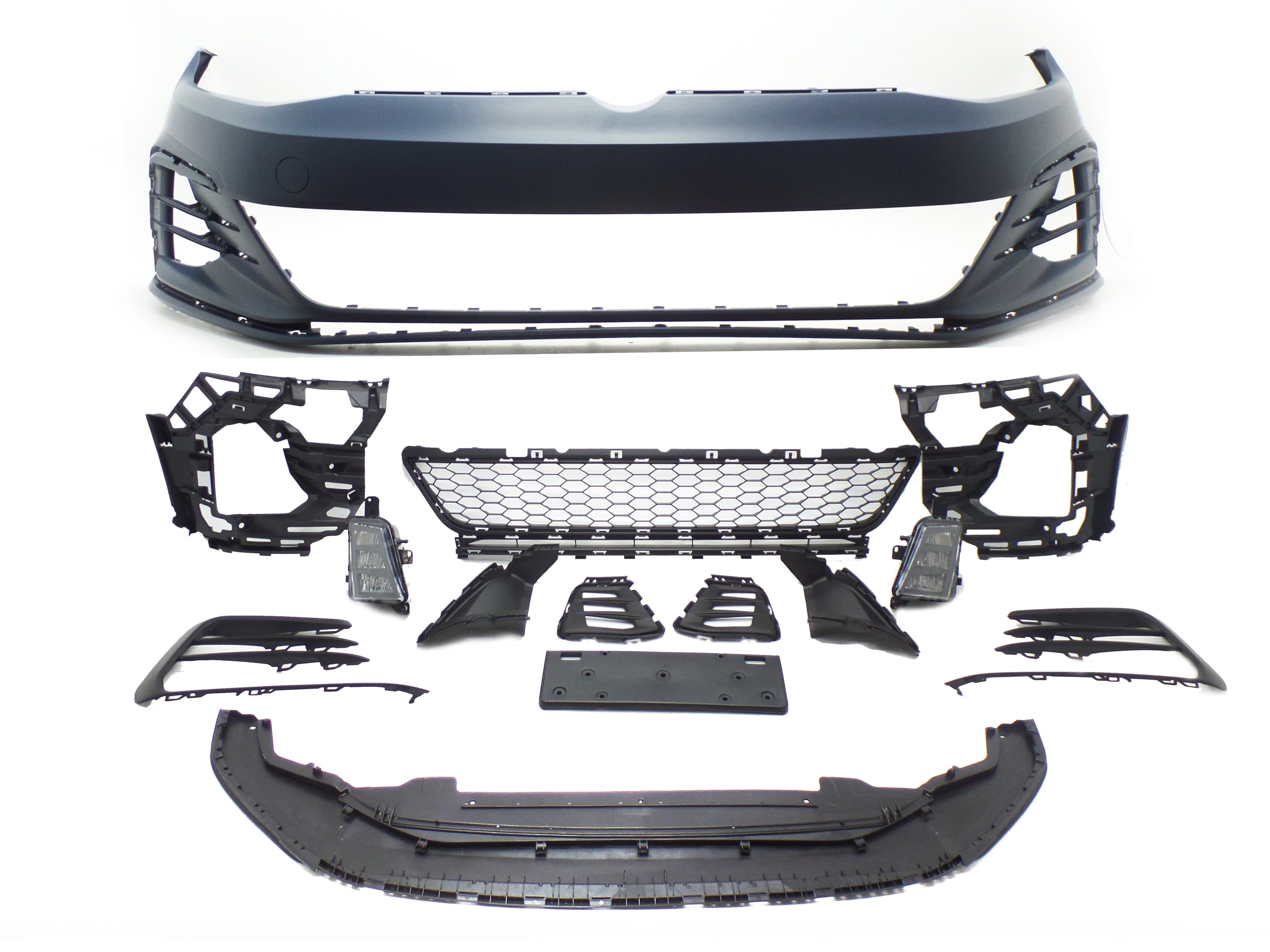 Conversión Fascia Volkswagen Golf GTI 2018-2021 Completa Con Accesorios Delantera