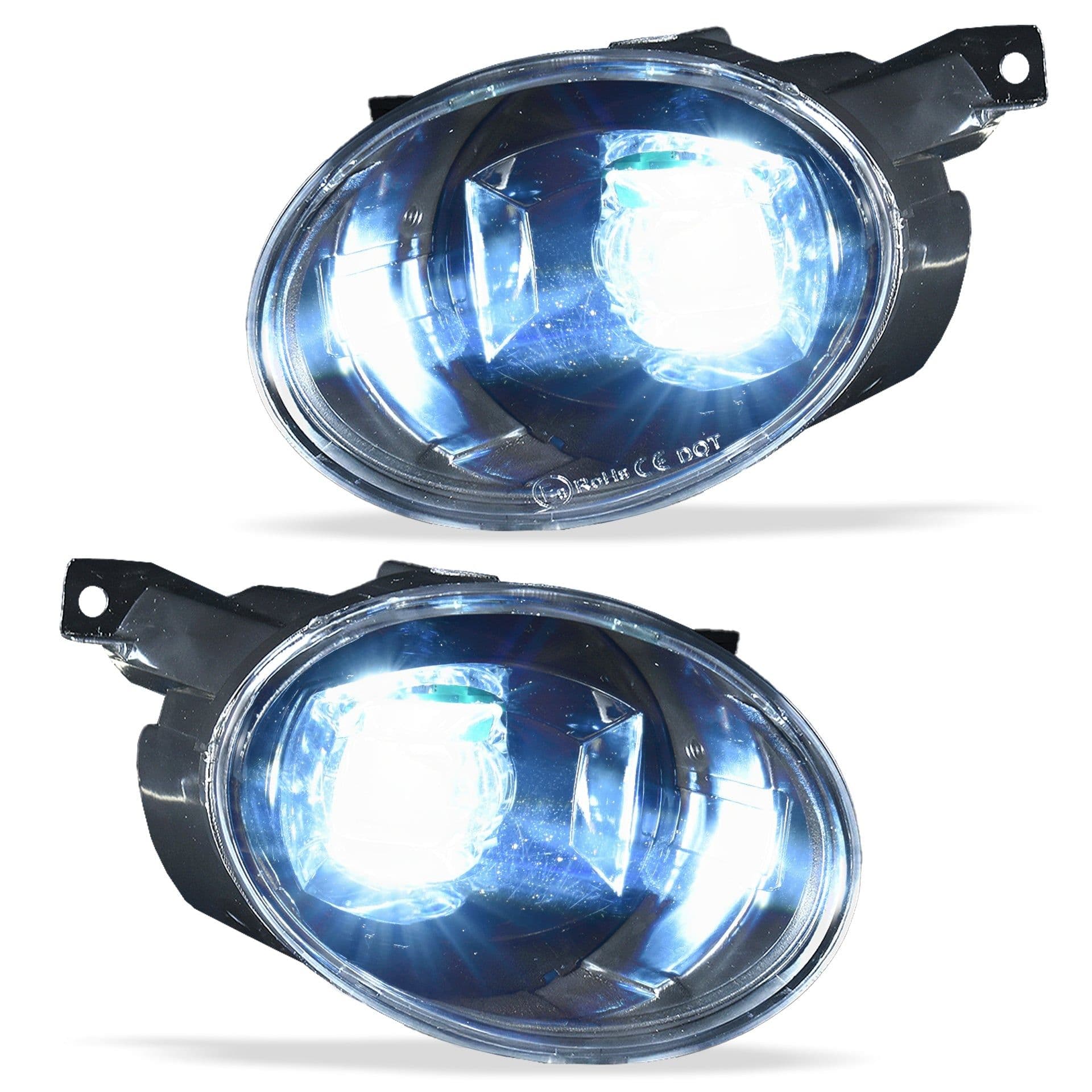 Faro niebla LED Volkswagen Jetta 2011-2014/Tiguan 2011-2013/Golf 2009-2012/Touareg 2012-2013/Caddy 2014-2015/Beetle 2017-2019 incluye foco