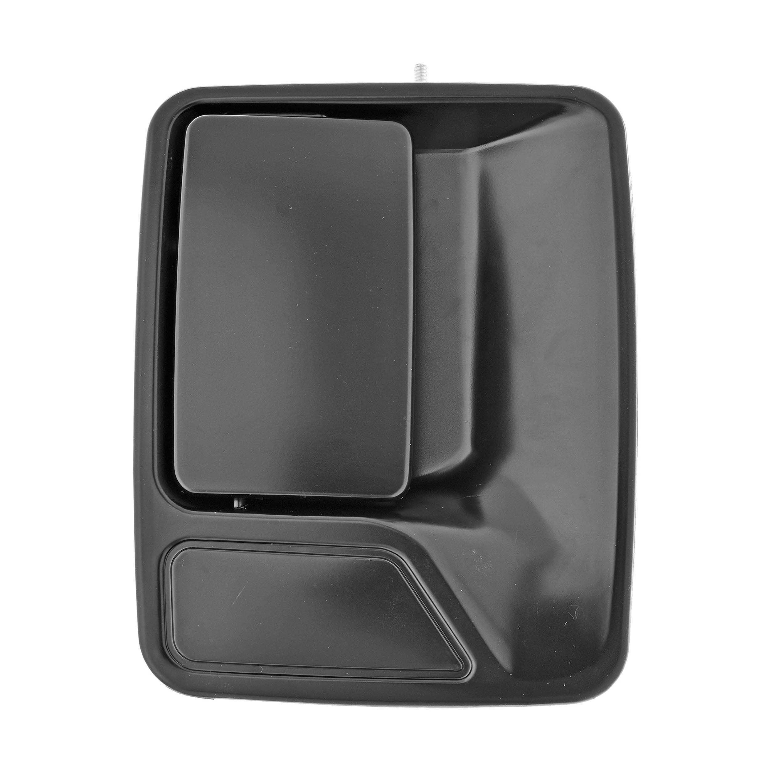 Manija Exterior Ford Super Duty F-250/F-350/F-450/F-550 1999-2016 Sin Hoyo Para Llave Lisa Para Pintar Negra Plastico Derecha Delantera/Trasera Delantera Hushan