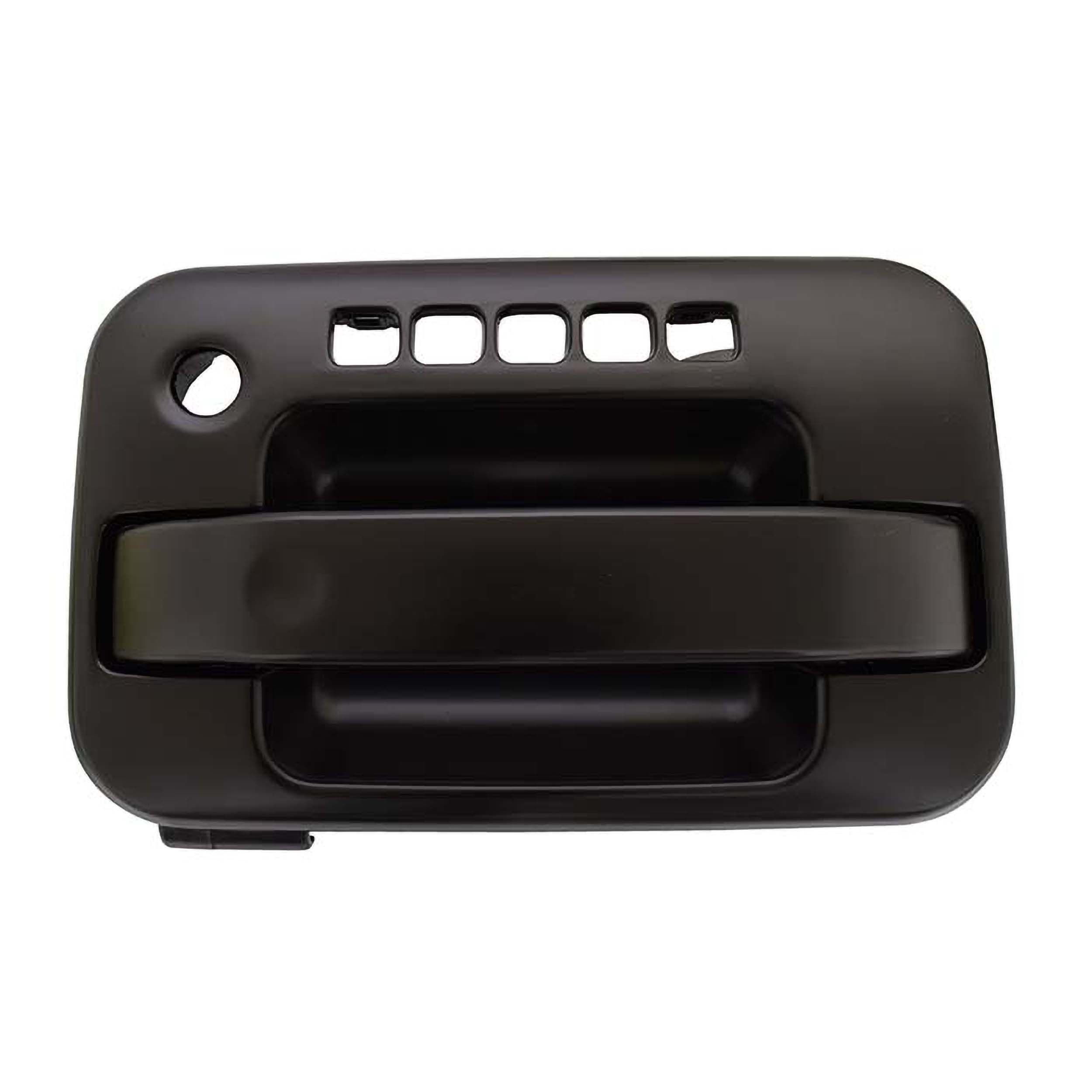 Manija Exterior Ford F-150/F-250 2009-2014 Con Hoyos Para Llave Y Codigo Lisa Para Pintar Negra Plastico Izquierdo Delantera Hushan