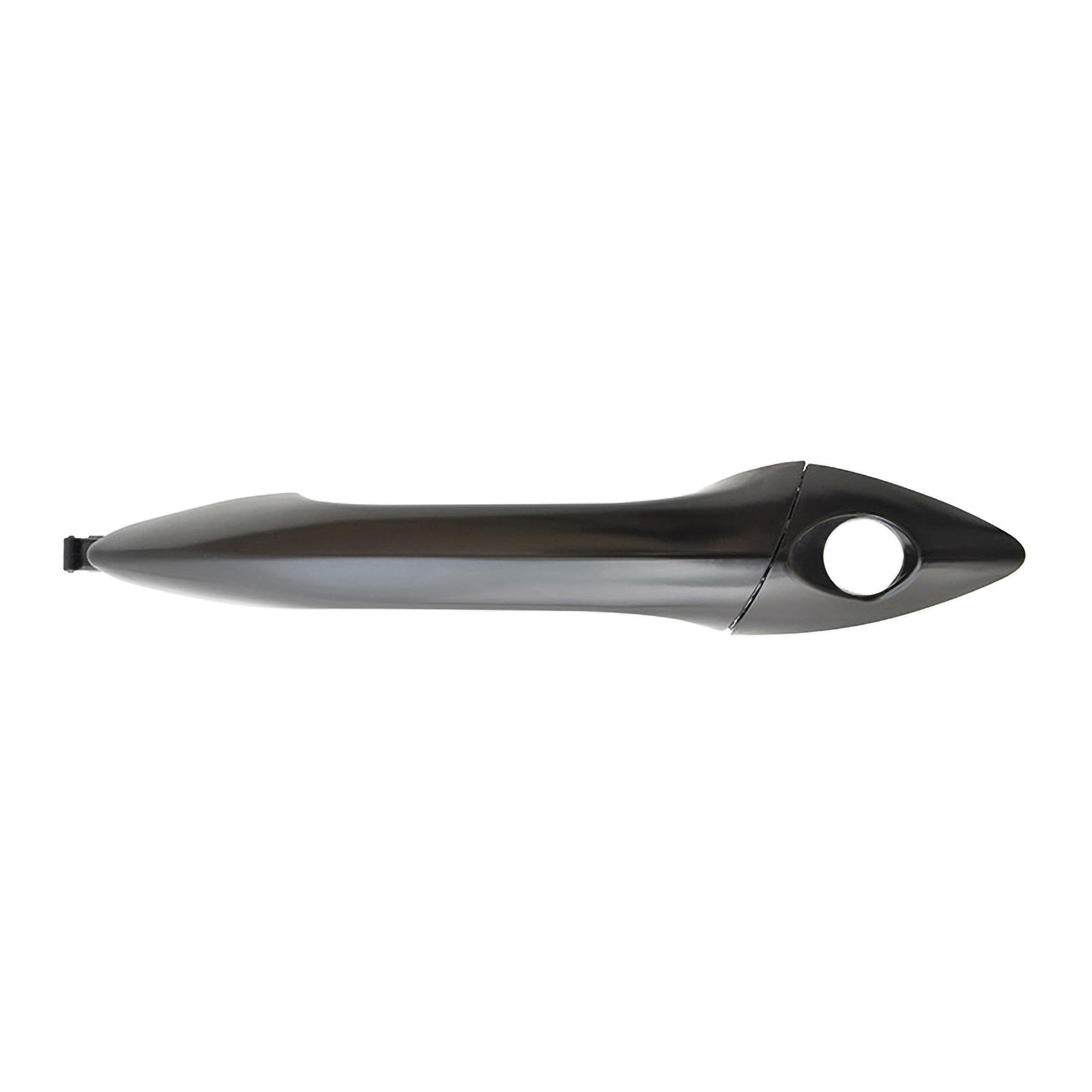 Manija Exterior Hyundai Elantra 2013-2016 Con Hoyo Para Llave Sin Sensor Lisa Para Pintar Negra Plastico Izquierdo Delantera Hushan