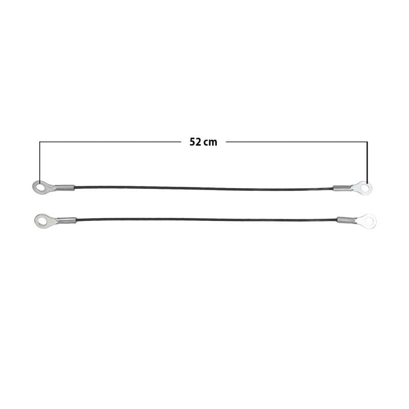Cables De Tapa Volkswagen Saveiro 2010-2023 Juego 52 Cm Derecha/Izquierda Hushan
