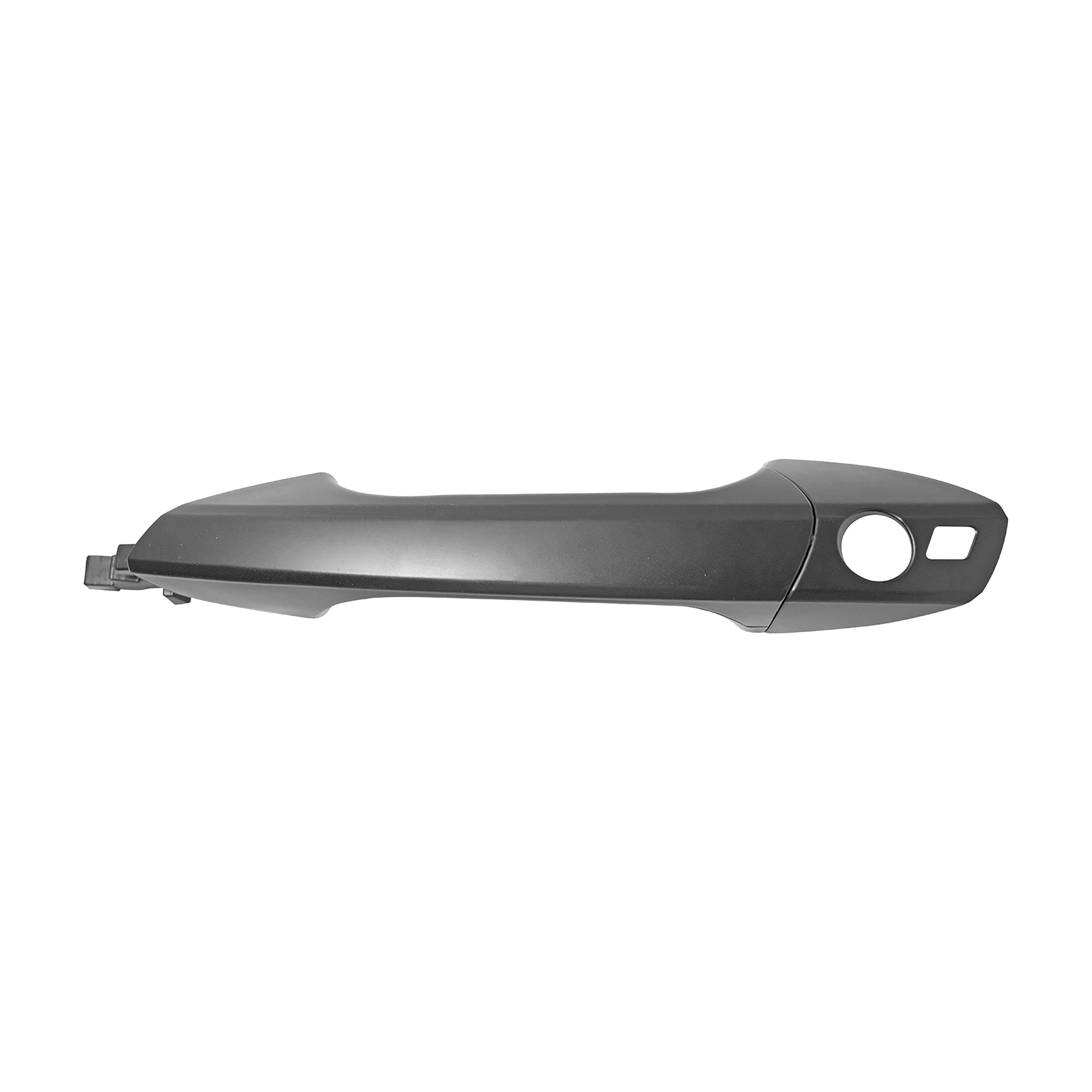 Manija Exterior Mercedes-Benz Clase-A 2012-2017 Con Hoyo Para Llave/Con Hoyo Para Sensor Lisa Negra Plastico Izquierdo Delantera Hushan