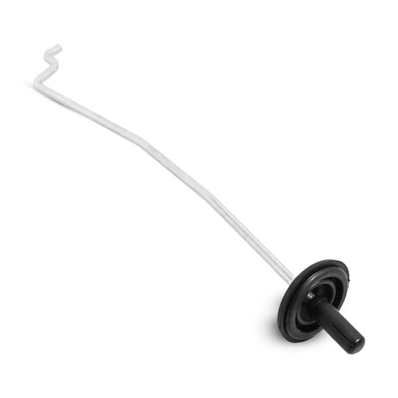 Seguro De Puerta Volkswagen Saveiro 2010-2012 Negro Con Varilla Zinc Con Plastico 22.5 Cm Derecha Delantera