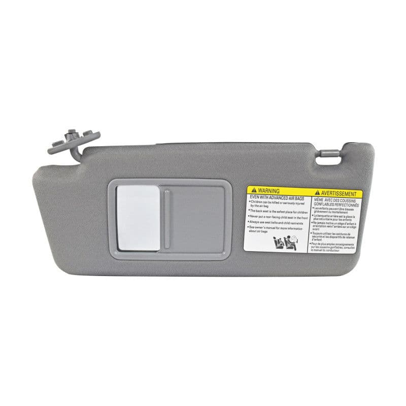 Visera Toyota Tacoma 2005-2015 Con Espejo Gris Plastico Tipo Original Izquierdo Delantera Tipo Original