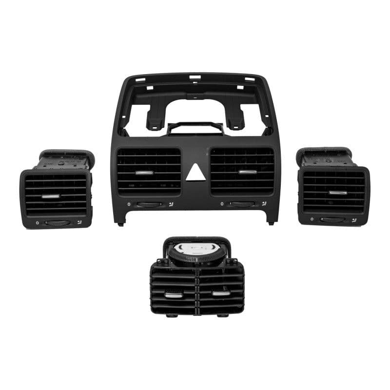 Rejilla Volkswagen Golf Gti 2007-2009 Negro Filo Plata Plastico Delantera/Trasera Delantera Tipo Original