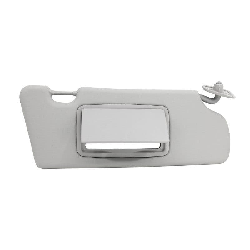 Visera Ford Courier 2001-2010 Con Espejo Sin Luz Gris Claro Vinipiel Generica Tipo Original Derecha Delantera Generica
