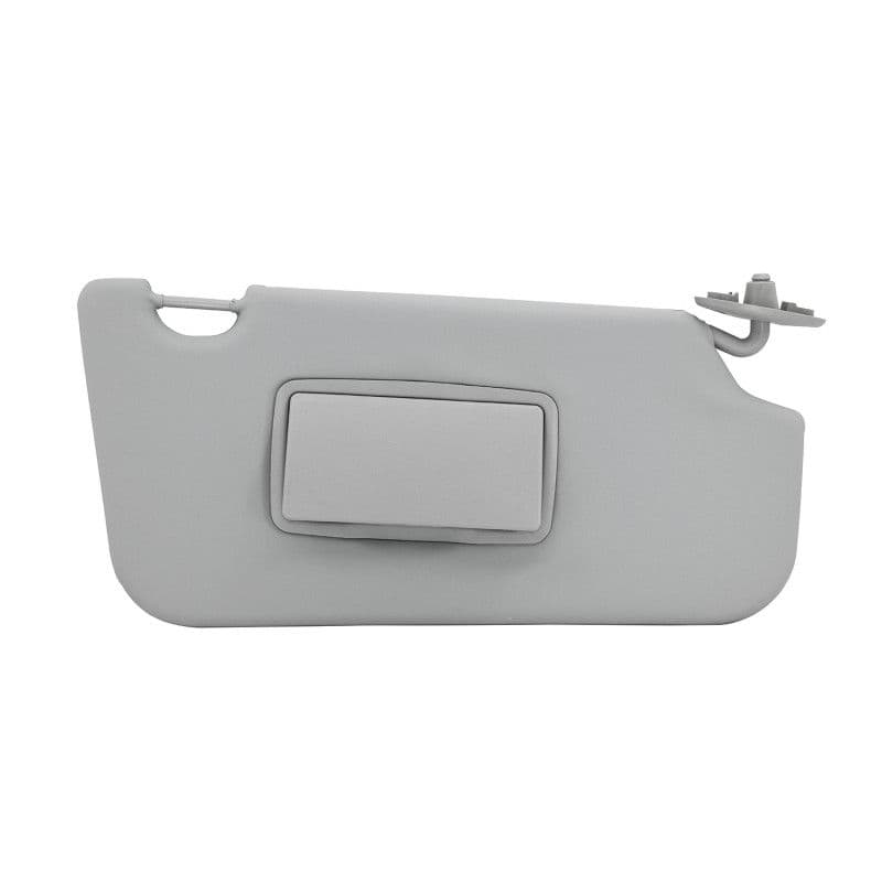 Visera Ford Ecosport 2004-2012 Con Espejo Sin Luz Gris Humo Vinipiel Generica Tipo Original Derecha Delantera Generica
