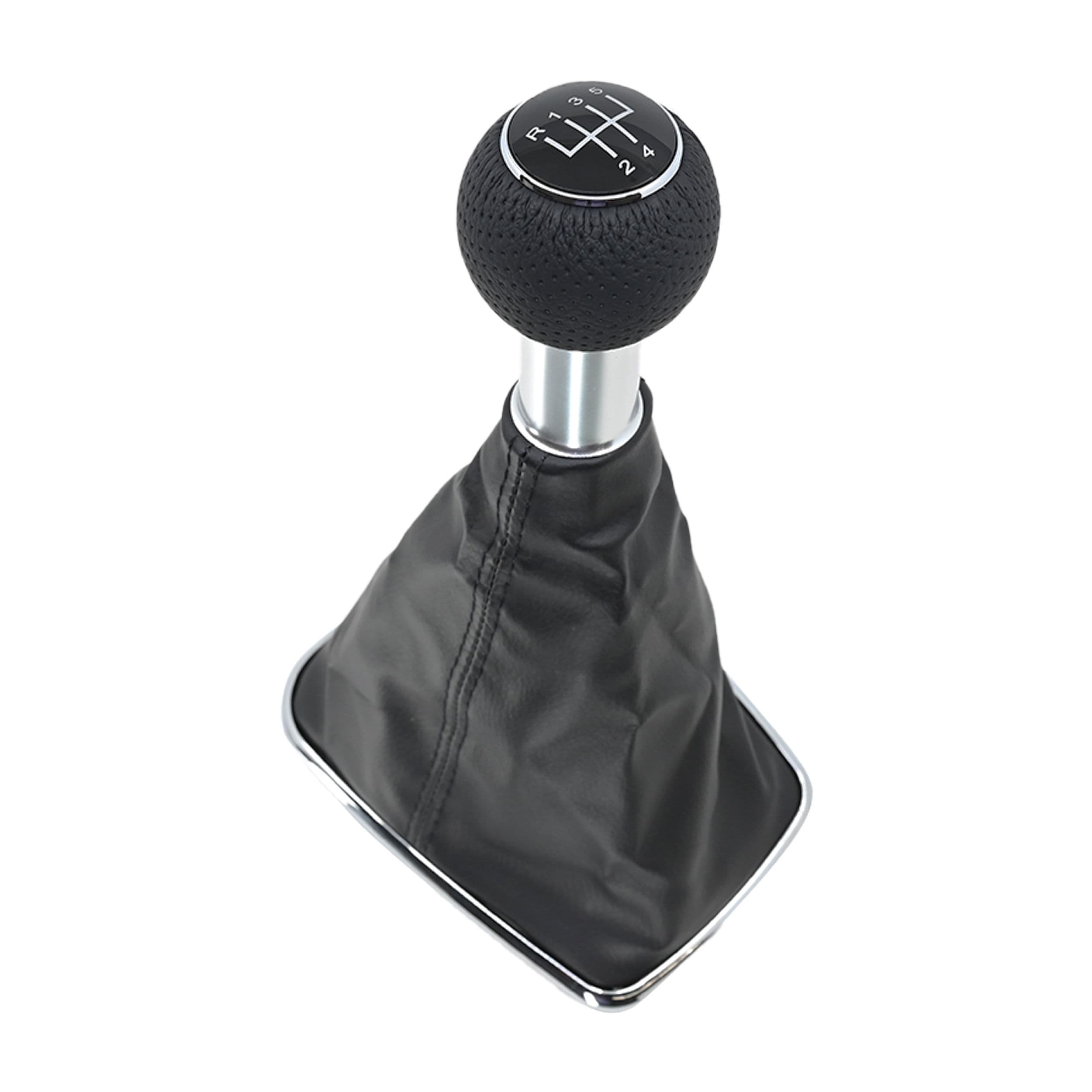 Perilla Volkswagen Jetta 1999-2015 Con Negra/Cromo 5 Velocidades Vinipiel 1J0 711 113