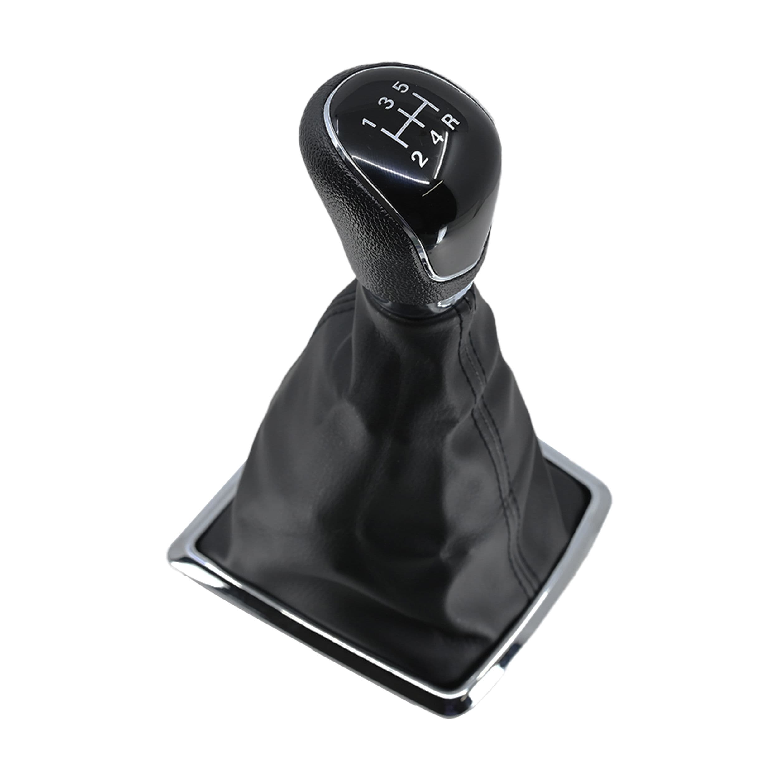 Perilla De Palanca Ford Fiesta 2005-2013 Negra Automatica Vinipiel Tipo Original