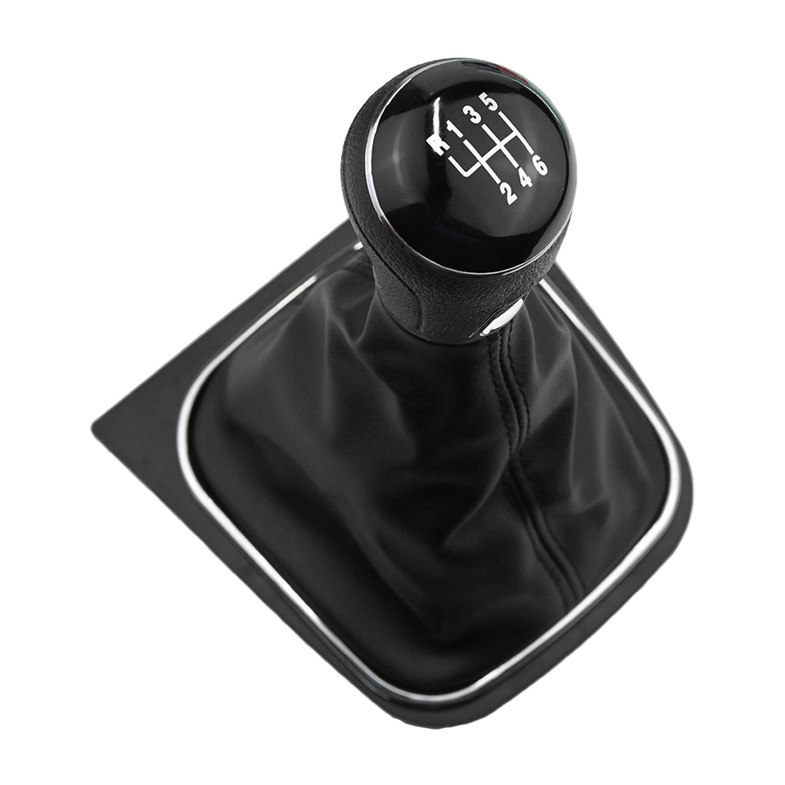 Perilla Volkswagen Jetta Gli 2011-2017 Con Negro/Plata 6 Velocidades Vinipiel Tipo Original