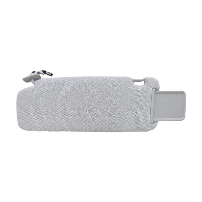 Visera Mazda Cx-9 2010-2015 Con Espejo Con Luz Gris Claro Tela 2 Pines Generica Tipo Original Izquierdo Delantera Generica