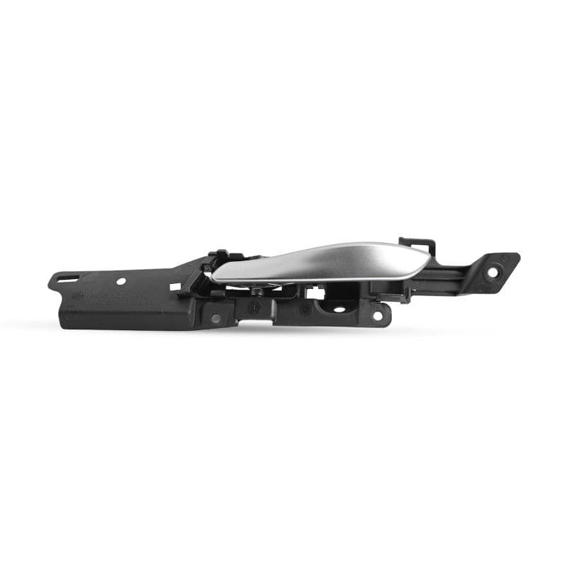 Manija Interior Bmw X5 2007-2013 Con Base 1 Pieza Negro/Plata Plastico Izquierdo Delantera