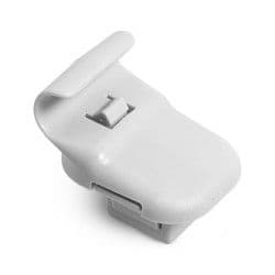 Visera Mazda 3 Hatchback 2004-2009 Solo Gancho 1 Pieza Gris Claro Plastico Generica Tipo Original Delantera Derecha/Izquierda