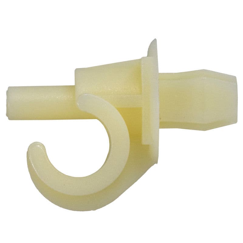 Seguro Para Varilla De Cofre Volkswagen Cabrio 1994-1998 Blanco Sujeauto 7 9/32 27.7 1 3/32 10 25/64