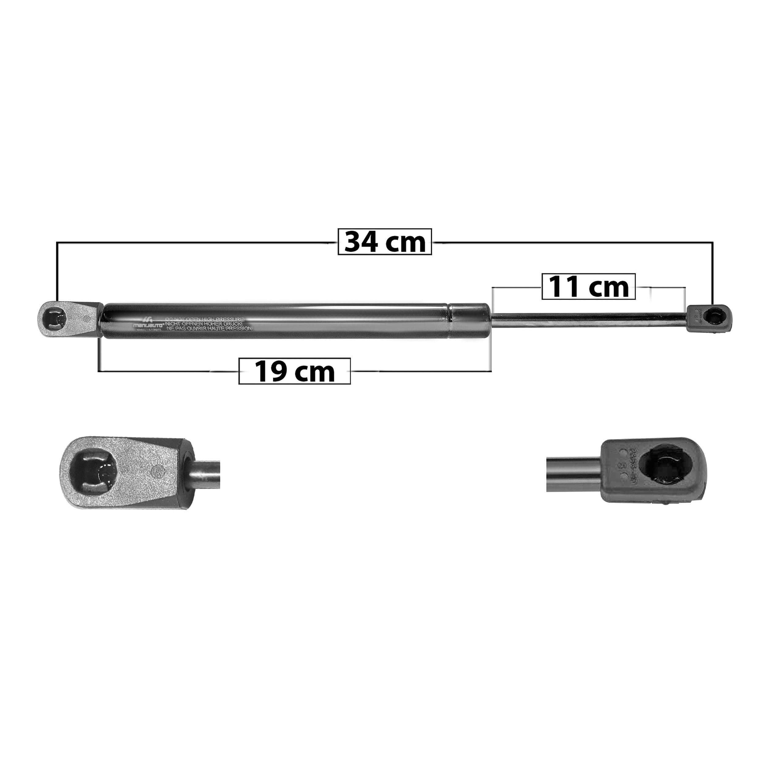 Amortiguador Cofre Ford F-150/F-250 1997-2003 34 19 11 Entrada Tipo 18 Entrada 2 Tipo 9 510 114.65 52 450 101.16 45.89 8749 Tur Manijauto