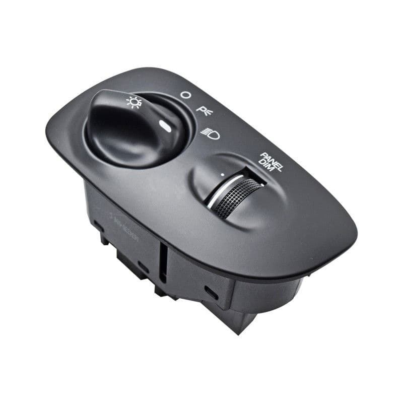 Interruptor Luz De Faro Ford F-150/F-250 1997-2008 12 Pines Ovalado Con Regulador Negro 12V Cub