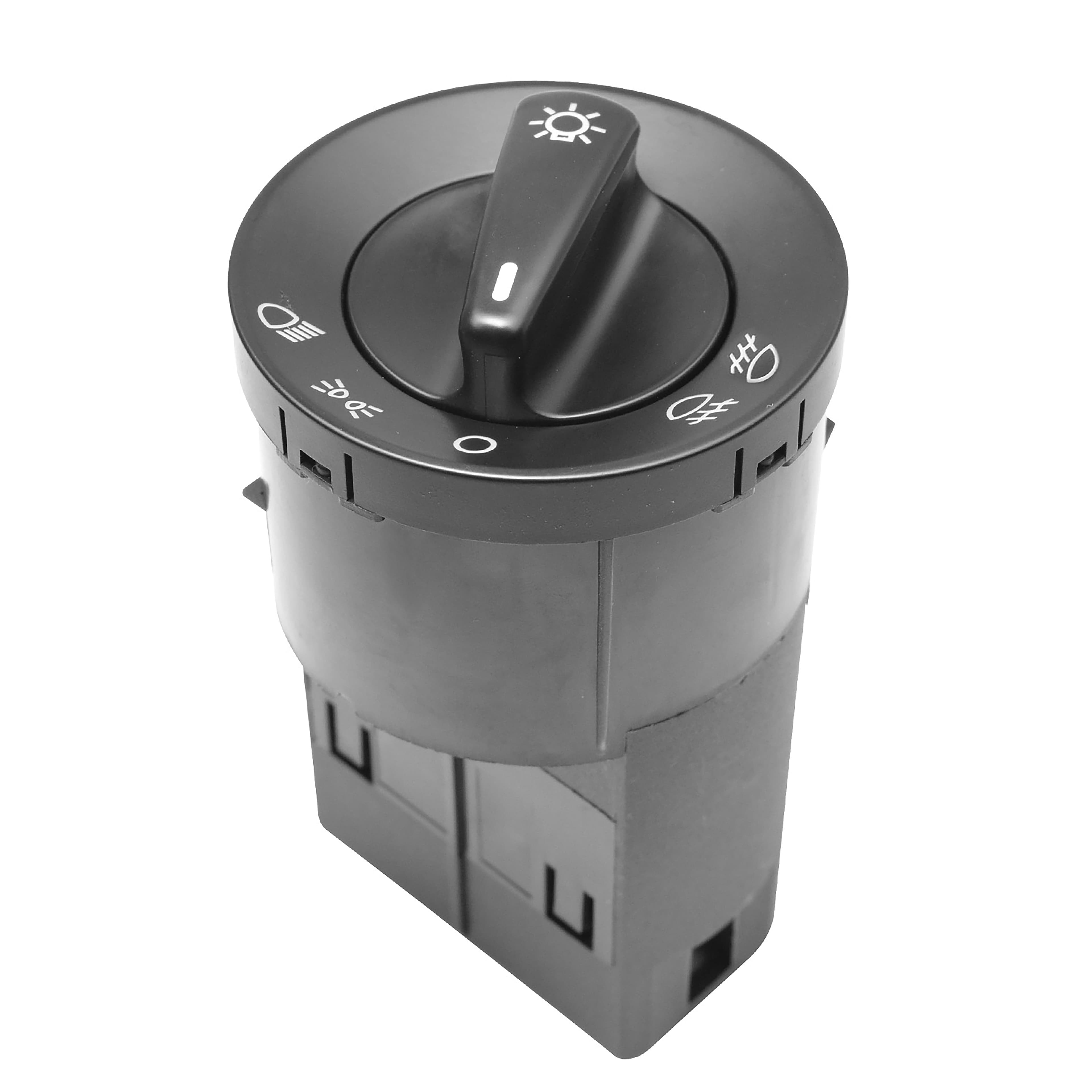 Interruptor Luz De Faro Volkswagen Jetta Clasico 2008-2015 Sin Luces Automaticas 17 Pines 1 Paso Negro Filo Negro Base Larga Para Faro Niebla 12V Generica Generica
