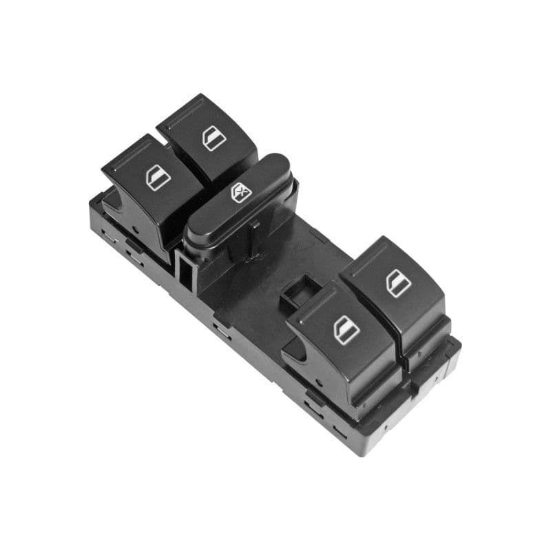 Control Electrico De Elevador Volkswagen Jetta Bicentenario 2011-2018 10 Pines 5 Teclas Negro Filo Negro 12V Izquierdo Delantera Manijauto